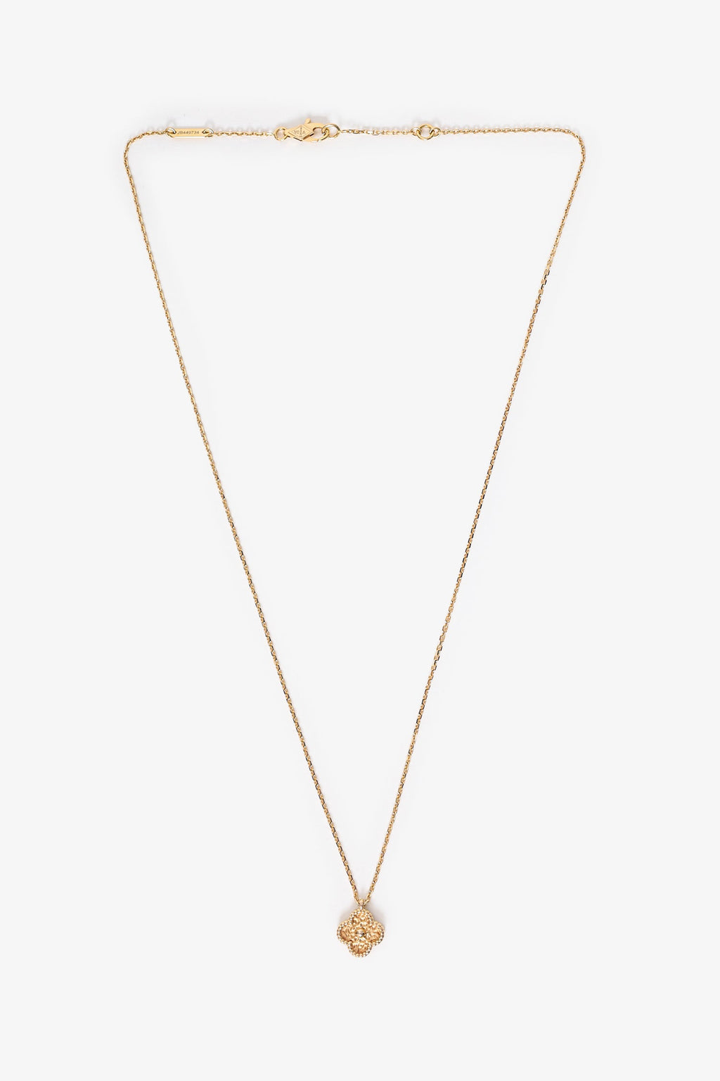 Van Cleef & Arpels 18K Gold Sweet Alhambra Pendant Necklace