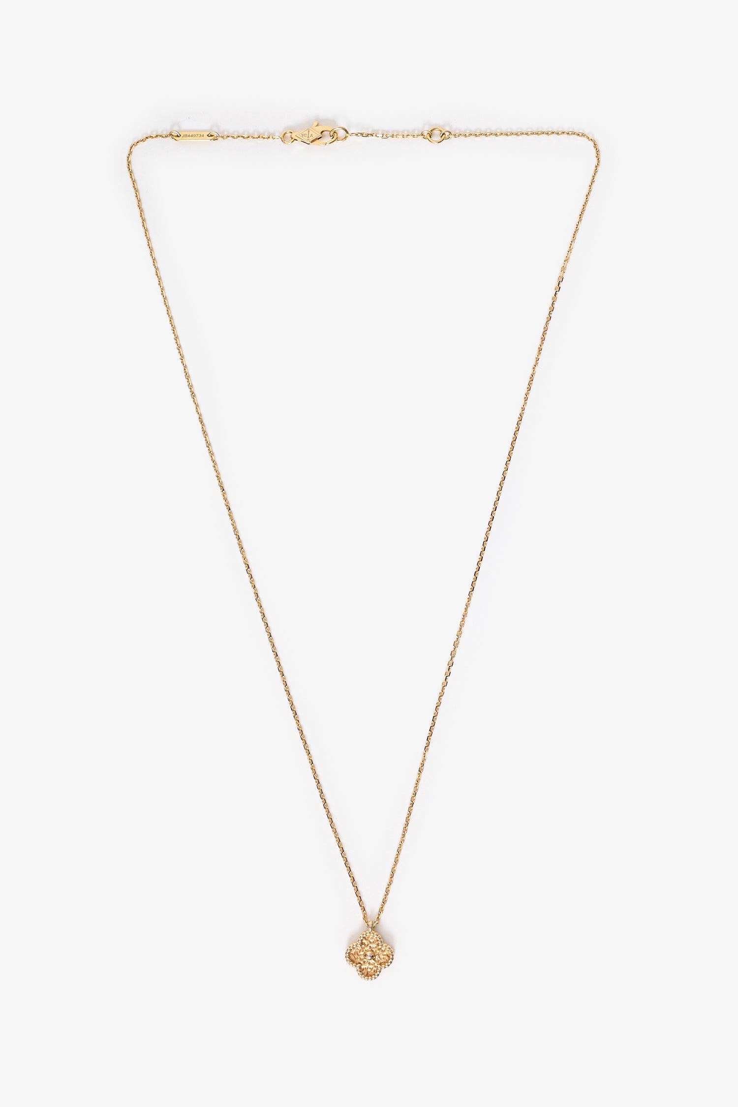 Van Cleef & Arpels 18K Gold Sweet Alhambra Pendant Necklace