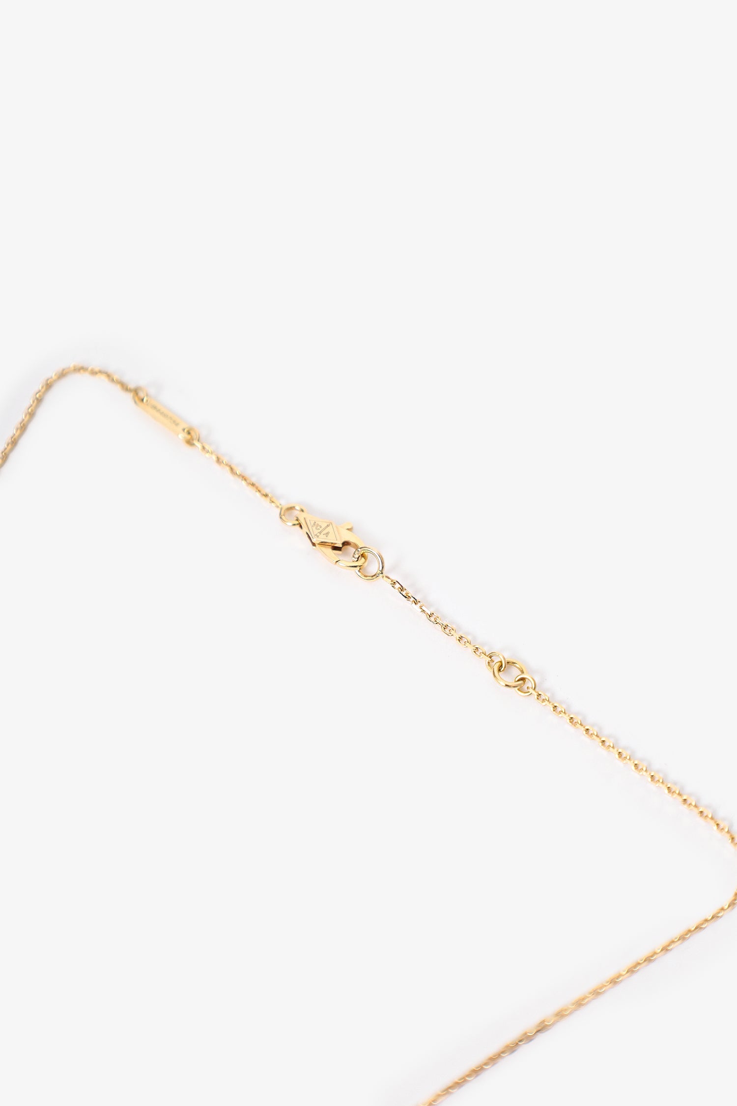Van Cleef & Arpels 18K Gold Sweet Alhambra Pendant Necklace
