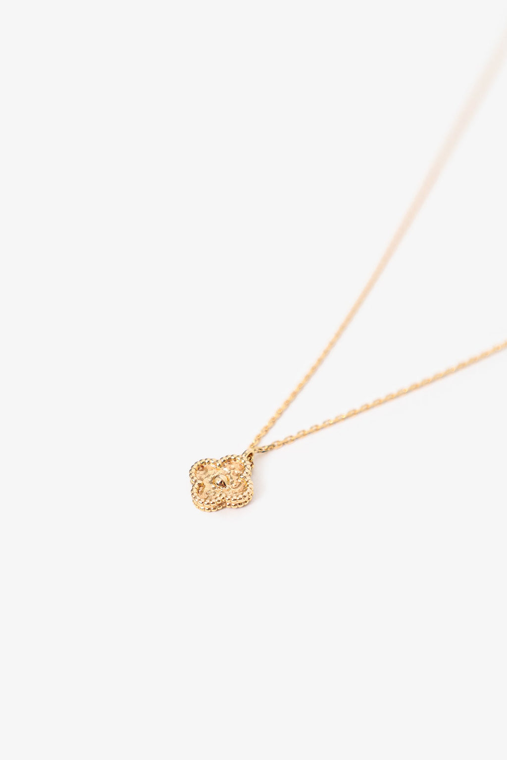 Van Cleef & Arpels 18K Gold Sweet Alhambra Pendant Necklace