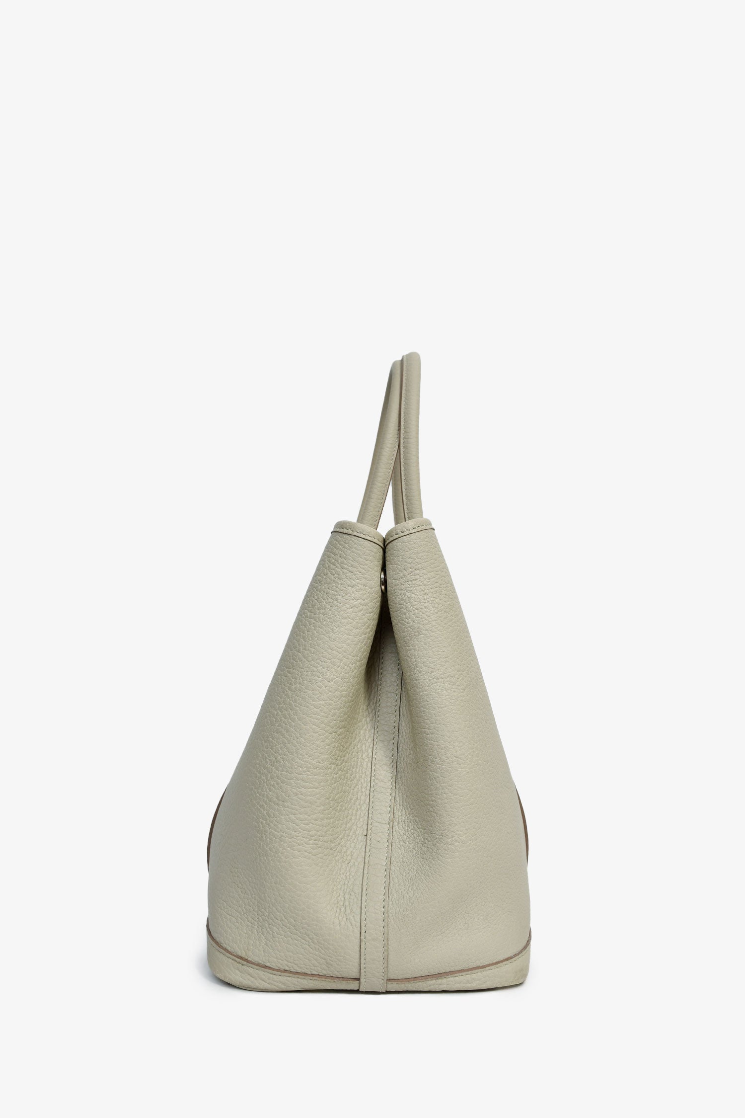Hermès 2020 Pearl Grey Leather Garden Party 36