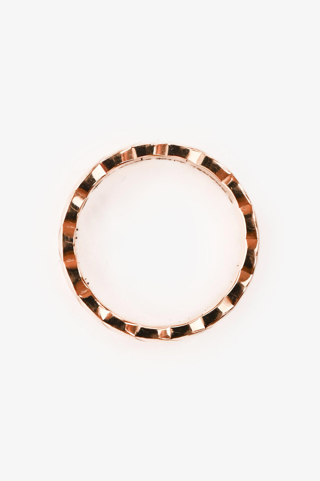 Pre-Loved Chanel™ 18k Yellow Gold Coco Crush Band Ring Size 49