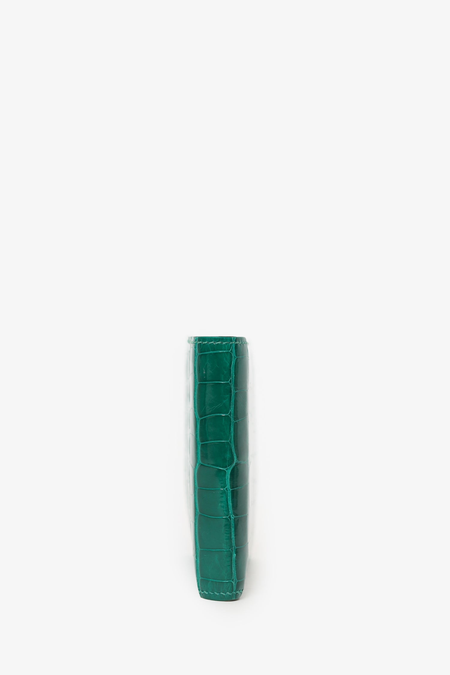 Hermès 2019 Green Alligator MC2 Copernic Bifold Wallet