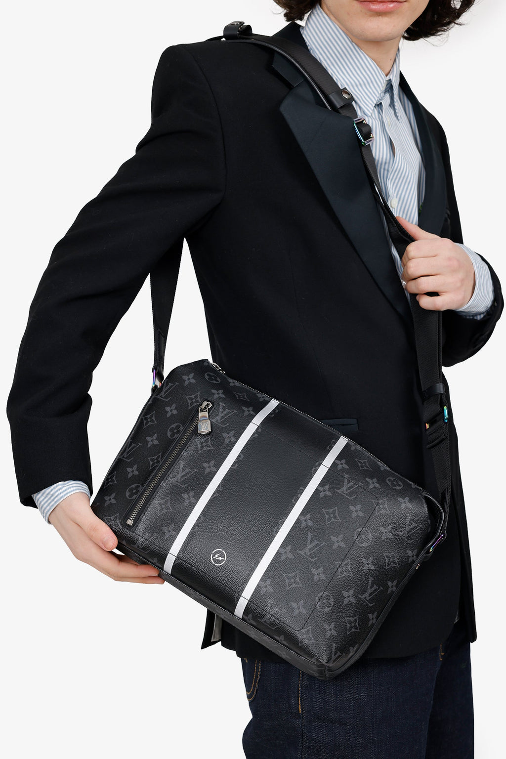 Louis Vuitton x Fragment Monogram Eclipse Apollo Messenger Bag