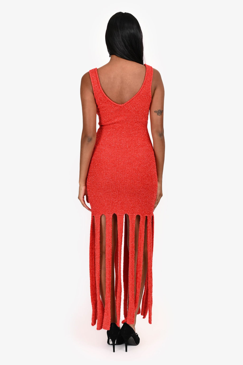 Simon Miller Red Sparkly 'Tira' Maxi Dress Size S
