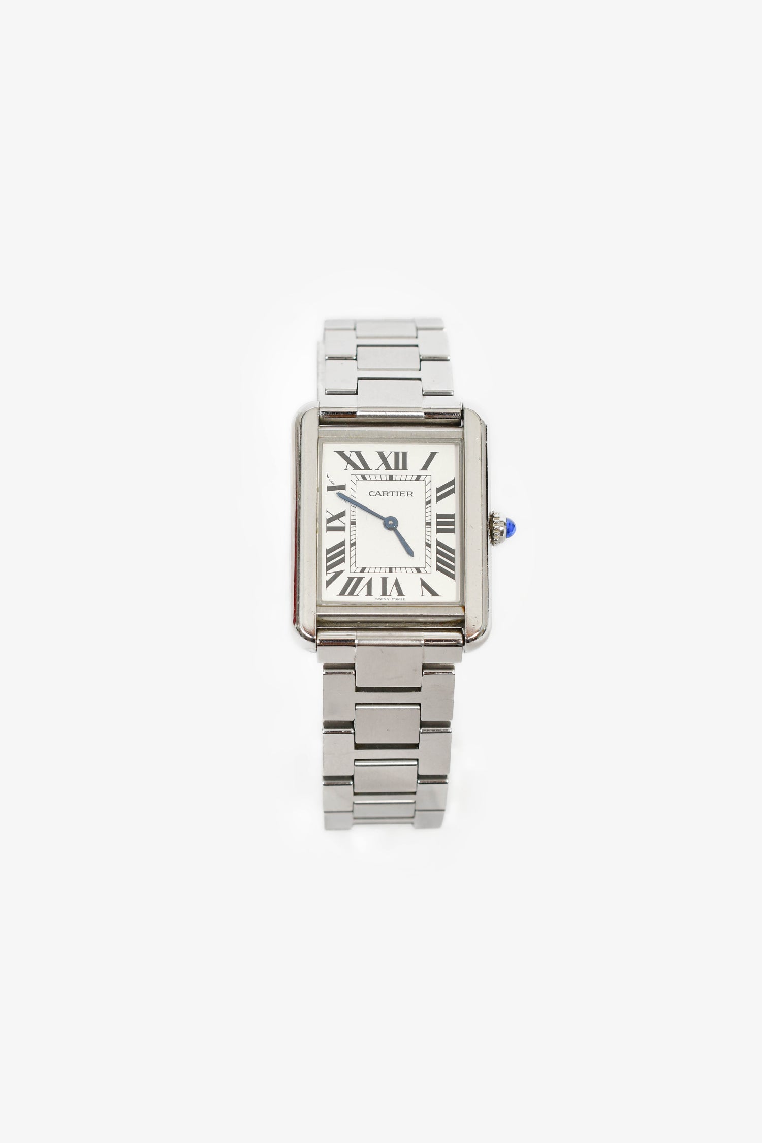 Cartier Stainless Steel Quartz Tank Solo Watch