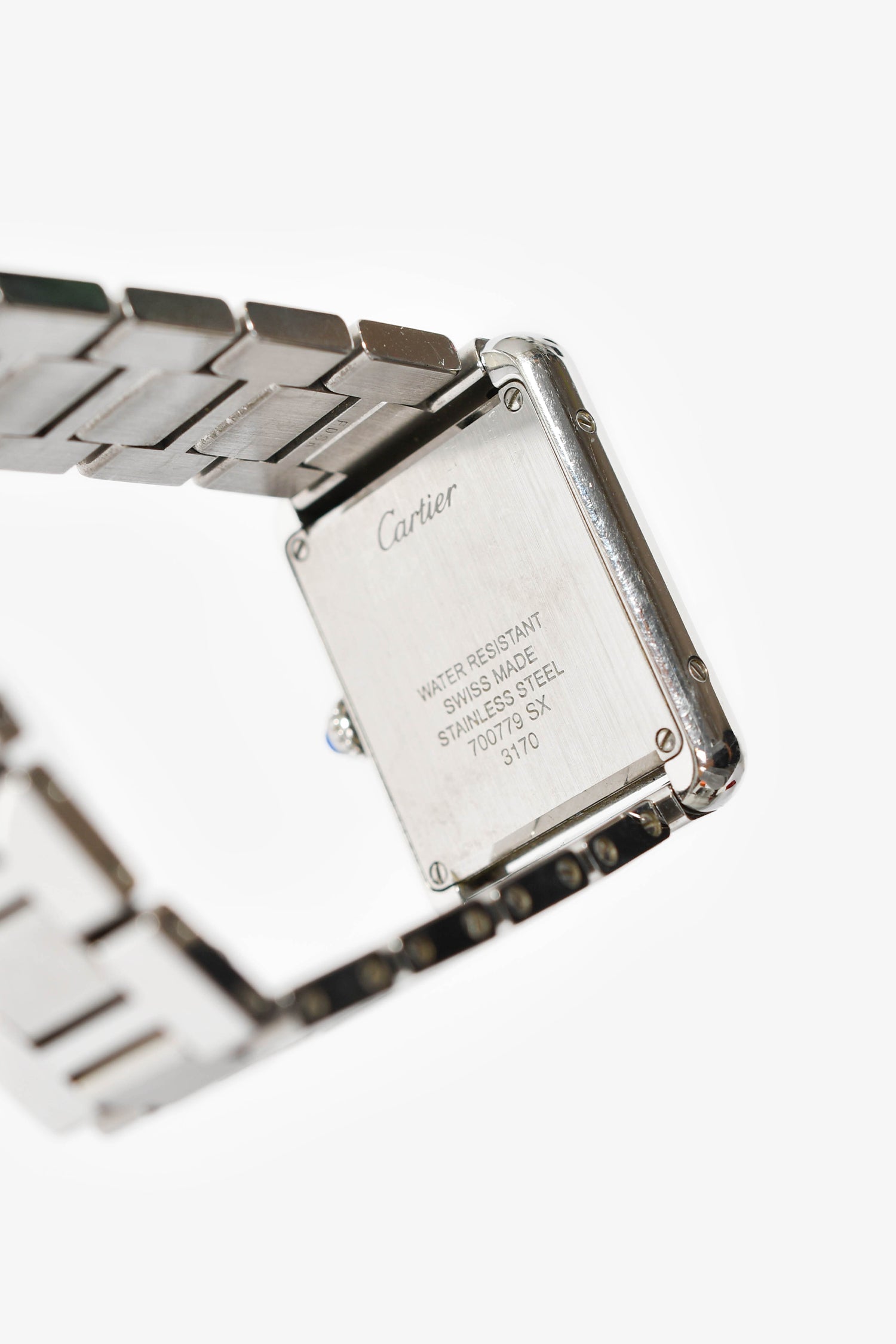 Cartier Stainless Steel Quartz Tank Solo Watch