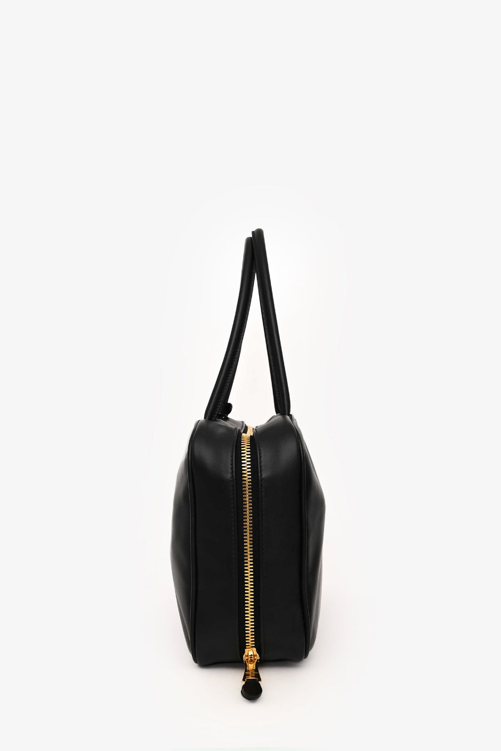 Miu Miu Black Leather 'Beau' Shoulder Bag