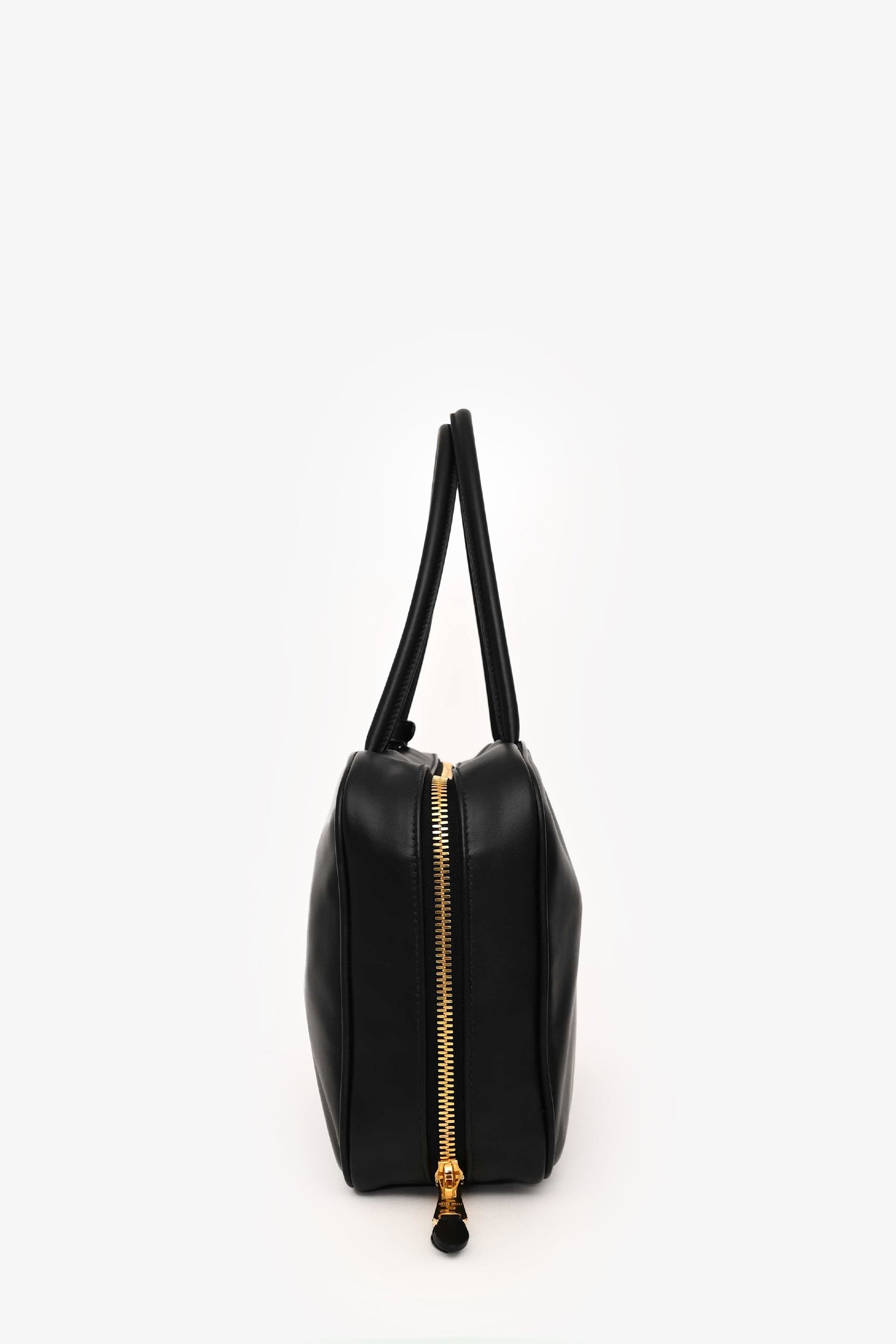 Miu Miu Black Leather 'Beau' Shoulder Bag