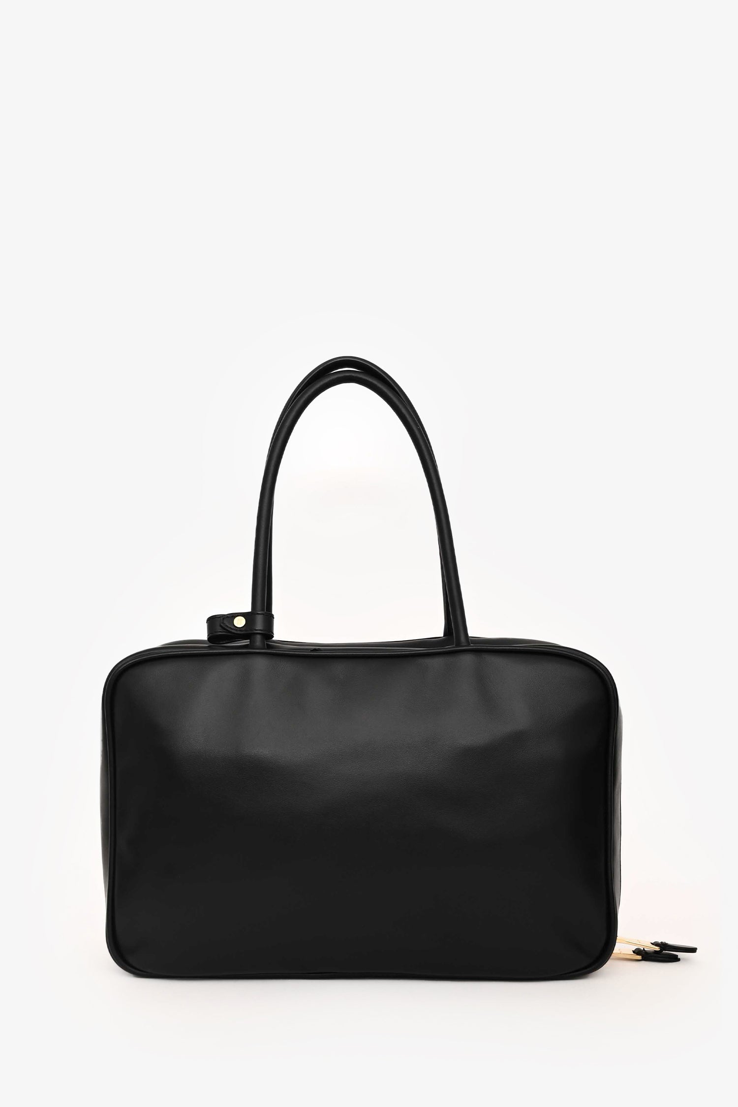 Miu Miu Black Leather 'Beau' Shoulder Bag