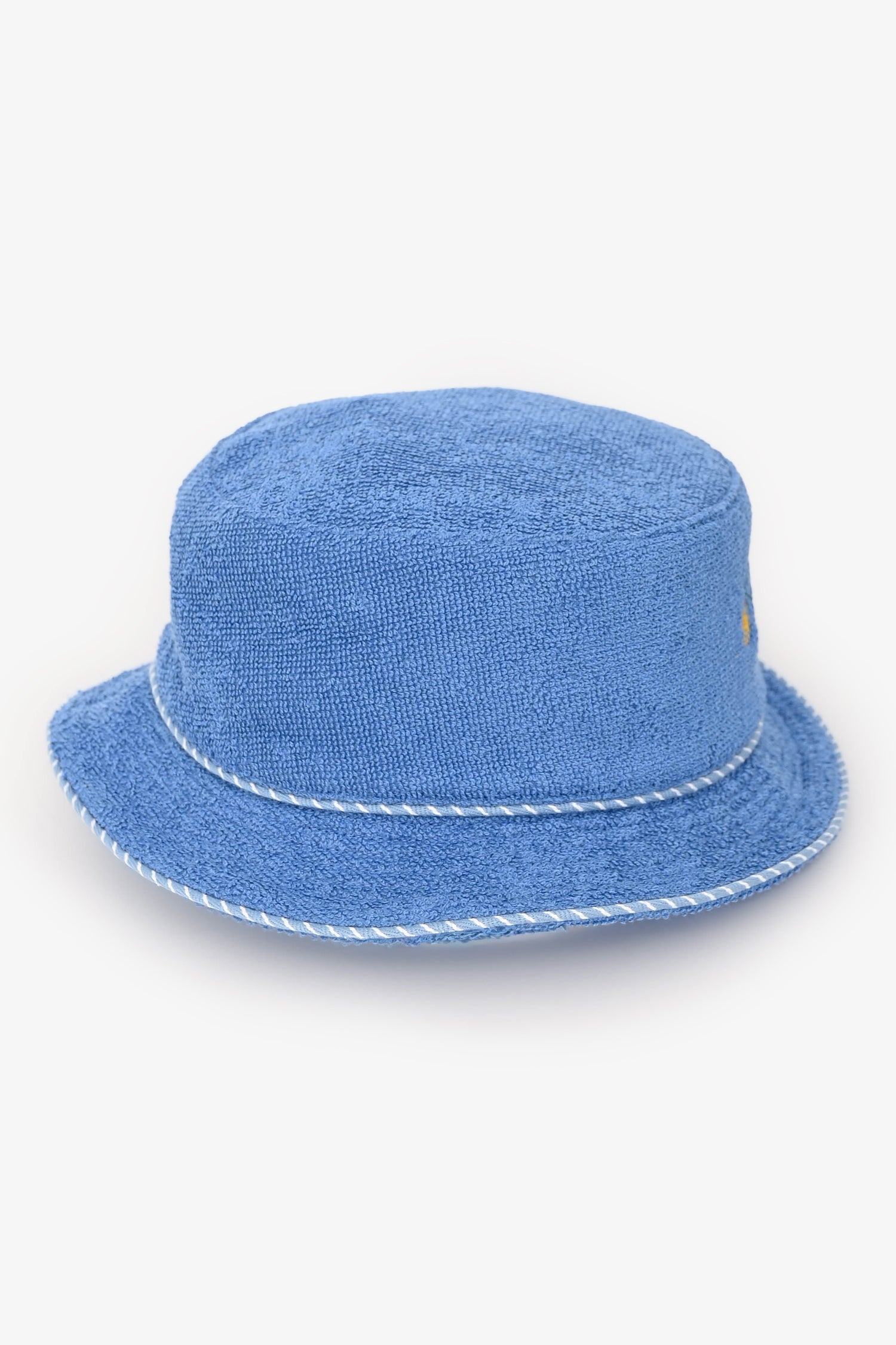Hermès Blue Les Cabanes Bucket Hat Size 52