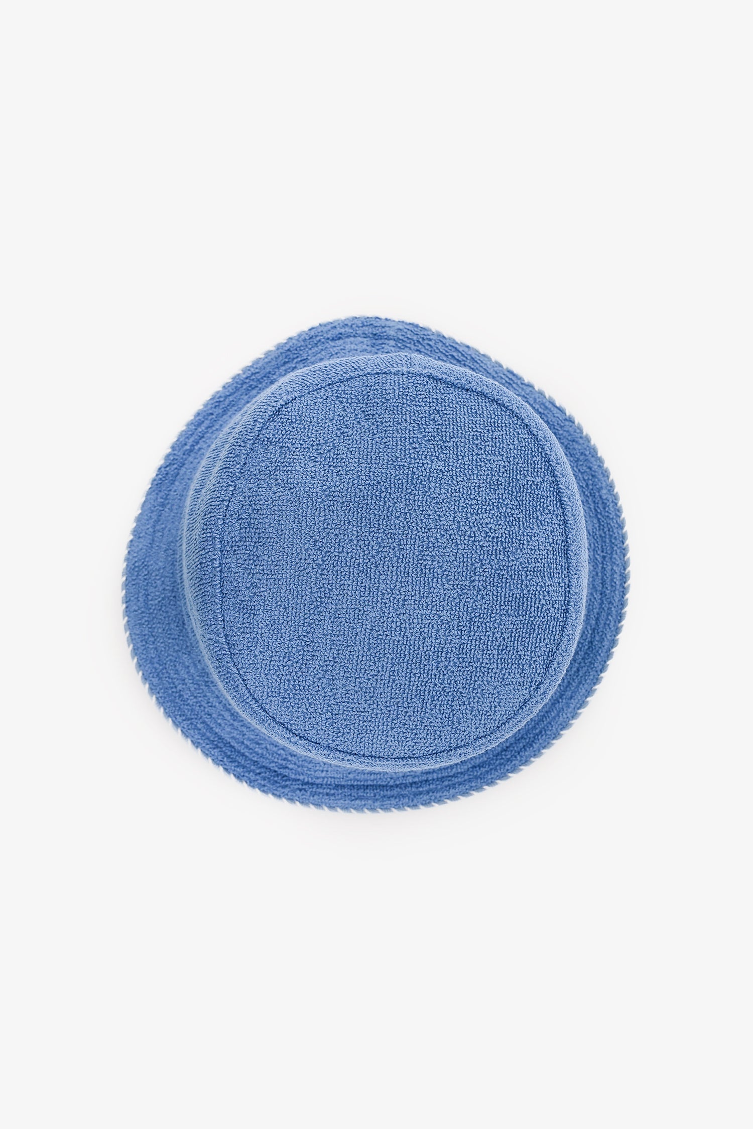 Hermès Blue Les Cabanes Bucket Hat Size 52