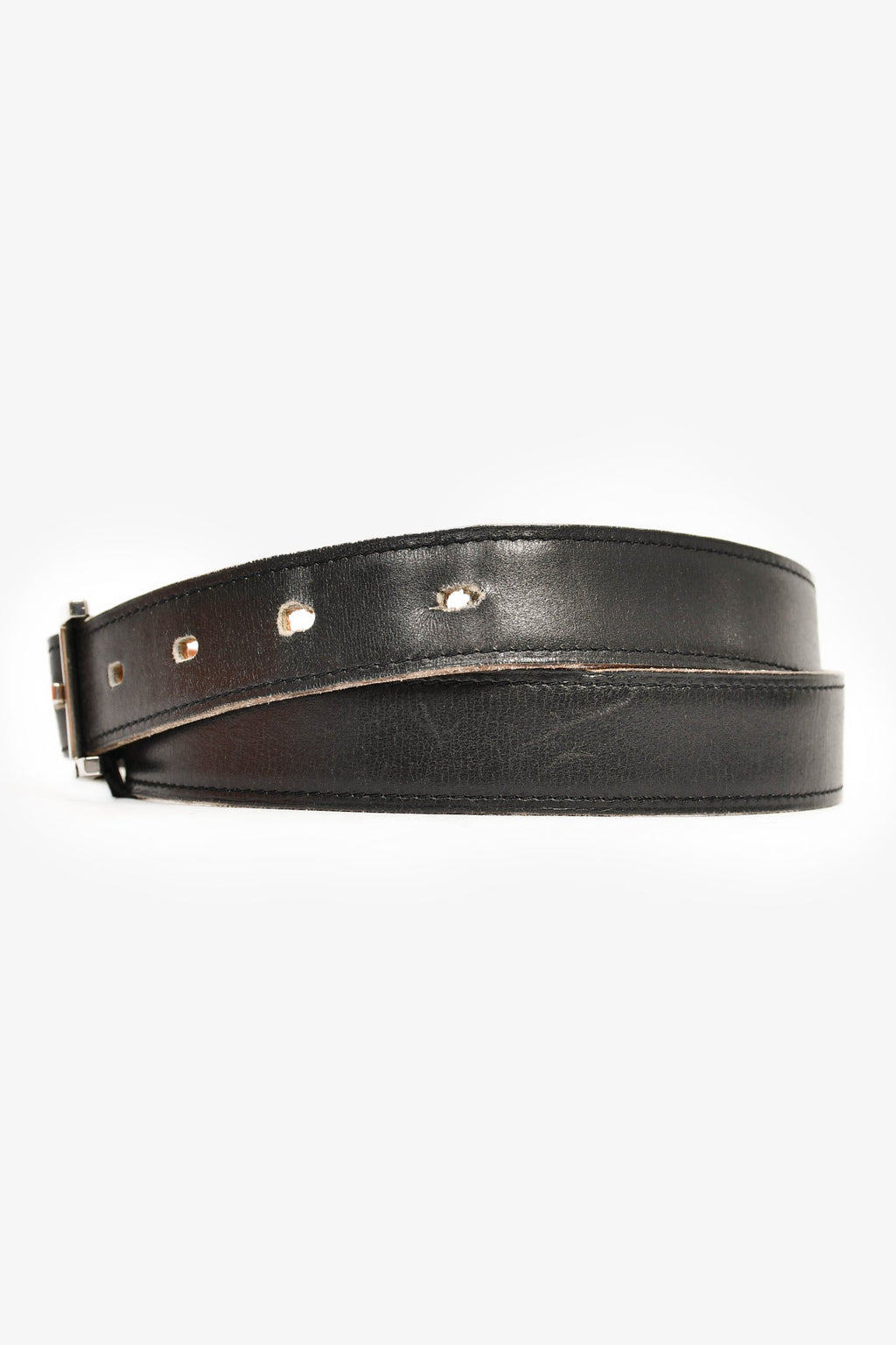 Hermès Brown Taurillon Clemence Leather Belt Size 90 Mens