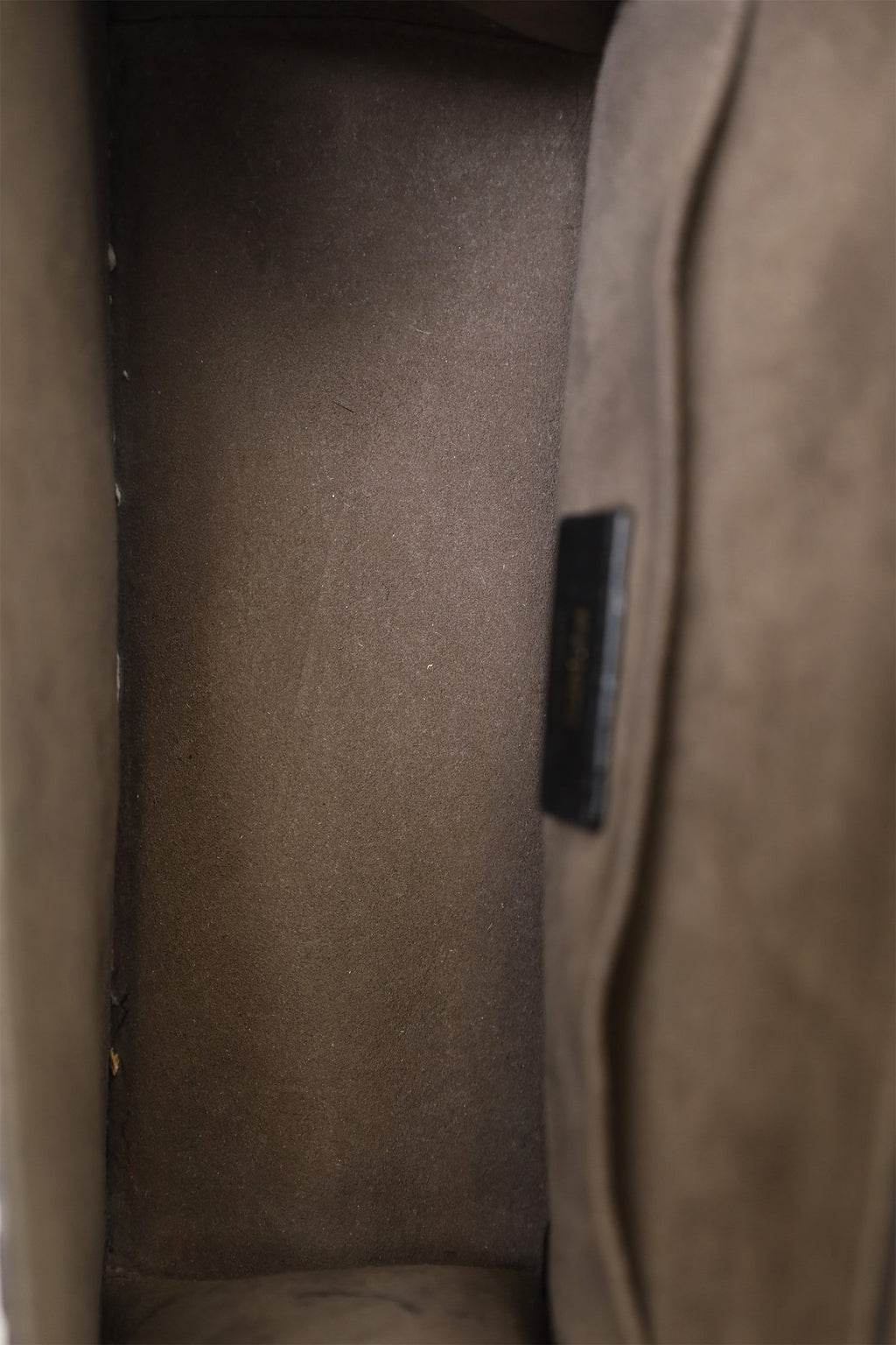 Fendi Brown Leather Kan I F Logo Shoulder Bag
