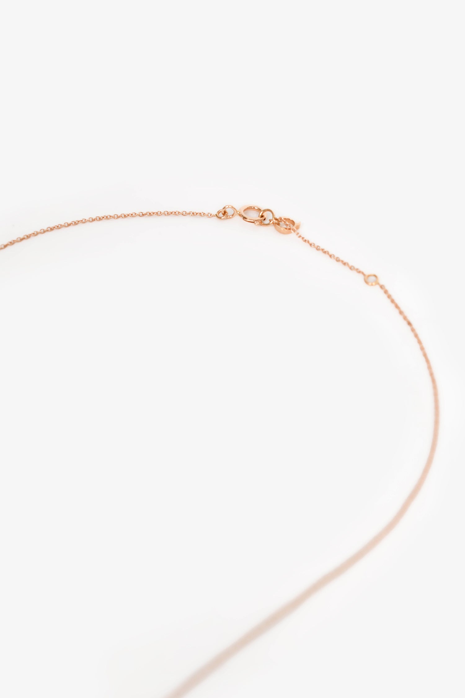 Qeelin 18K Rose Gold/Diamond 'Petite Yu Yi' Necklace