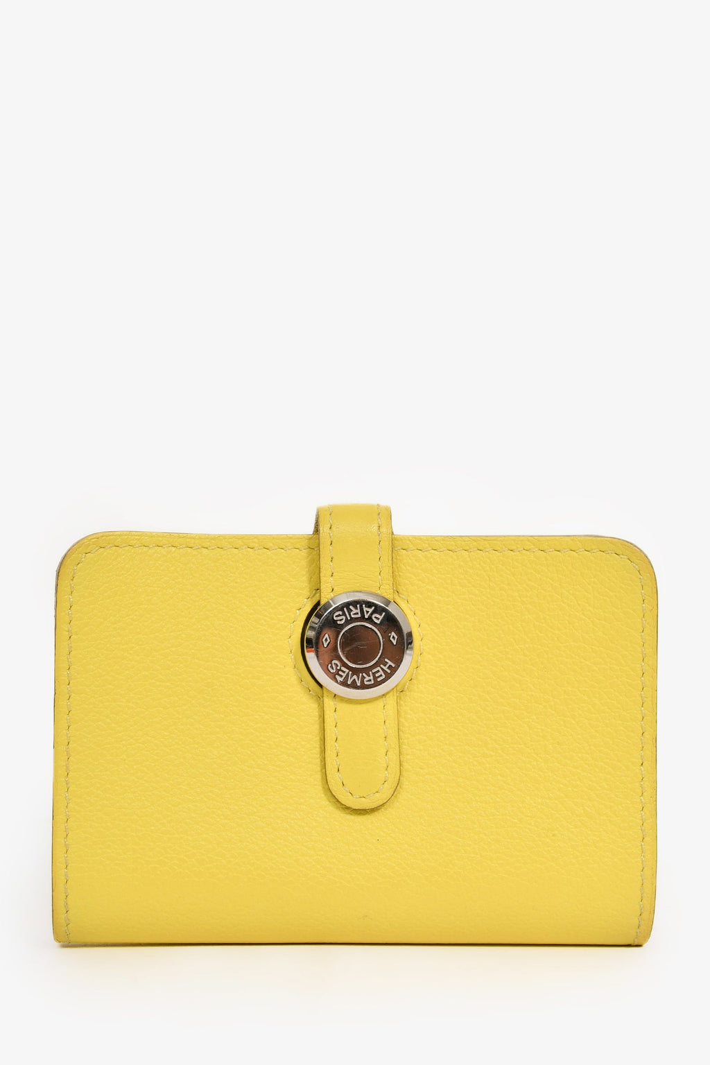 Hermès Yellow Leather 'Dogon'  Holder
