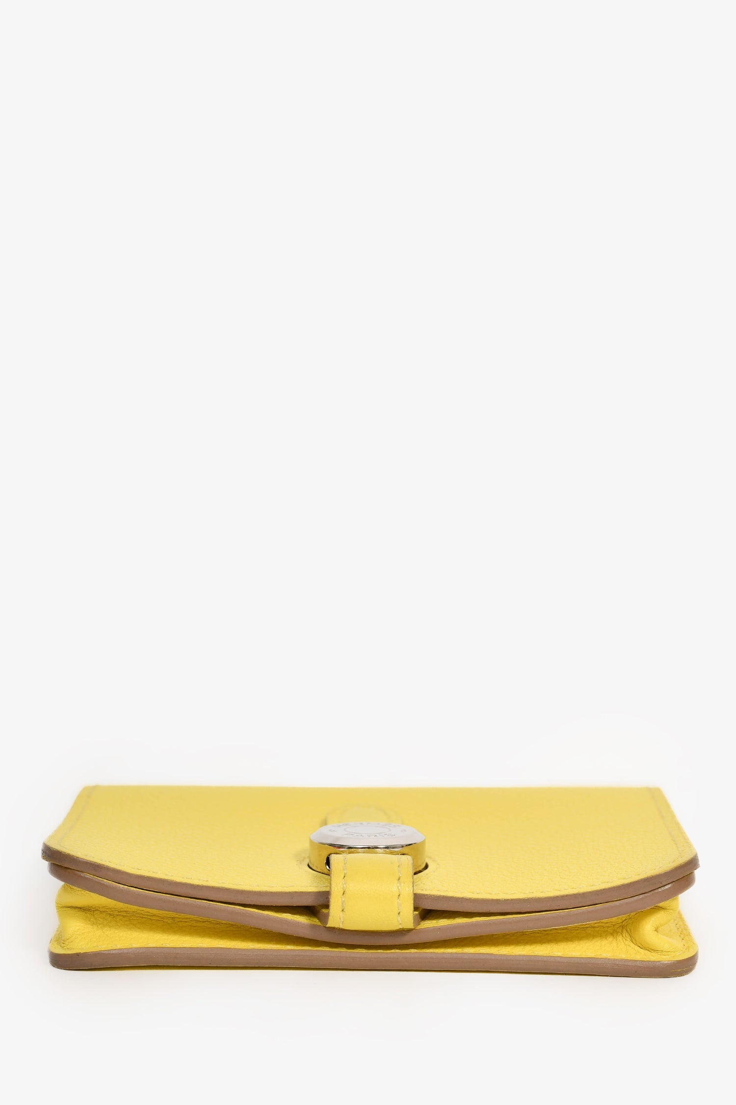 Hermès Yellow Leather 'Dogon'  Holder