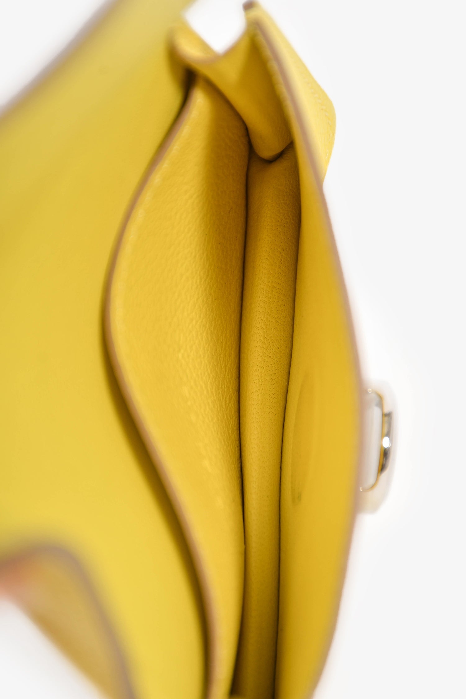 Hermès Yellow Leather 'Dogon'  Holder