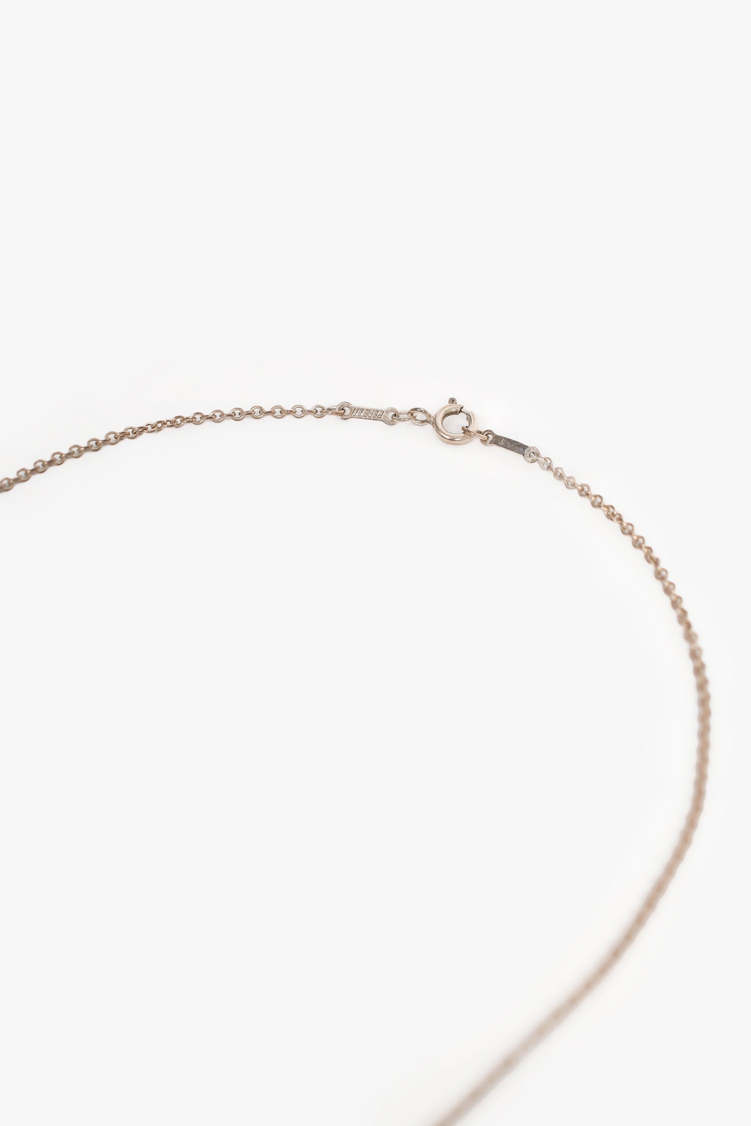 Tiffany & Co. Sterling Silver Diamond Daisy Key Pendant Necklace