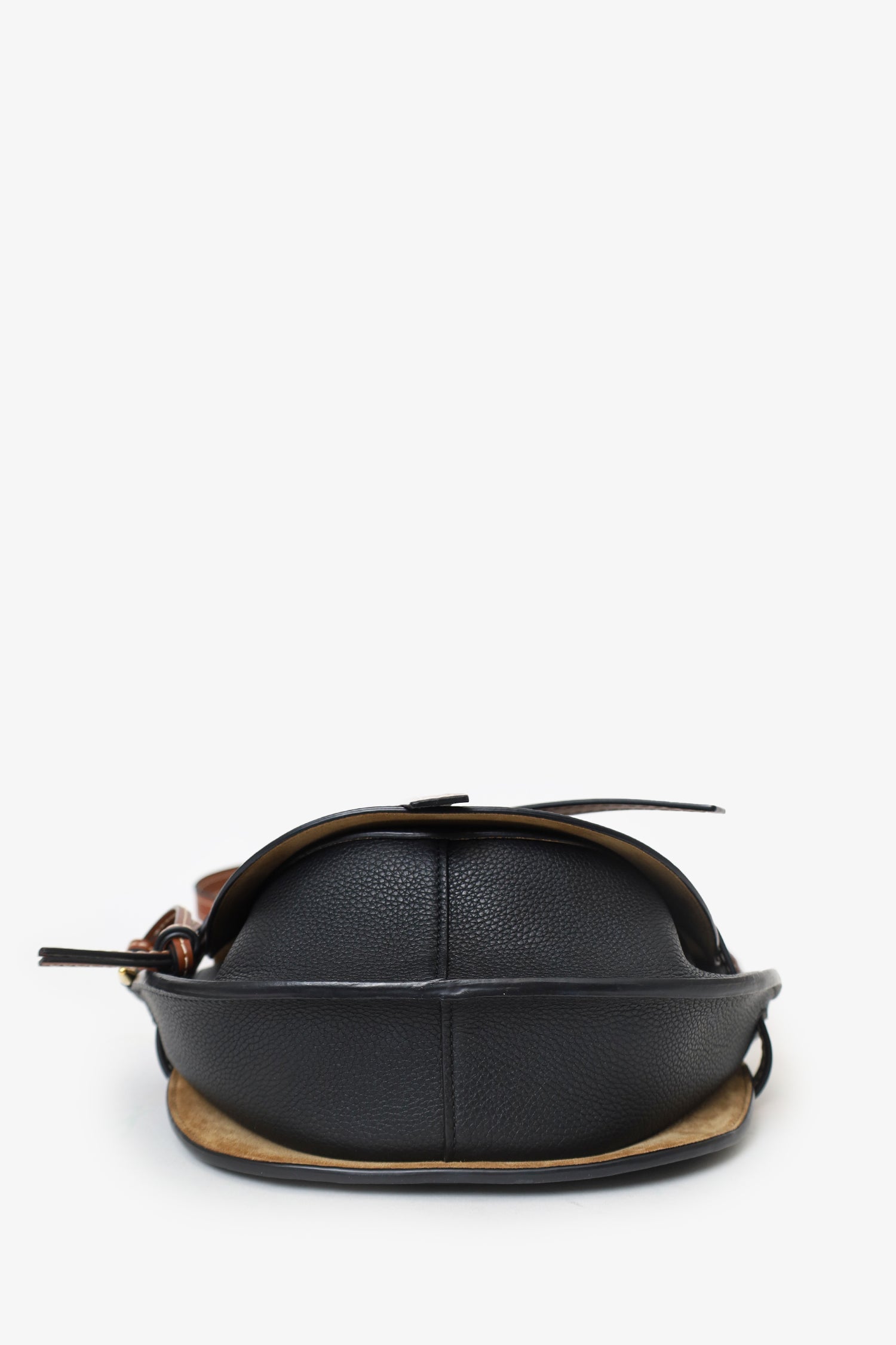 Loewe Black/Brown Leather 'Gate' Crossbody Bag
