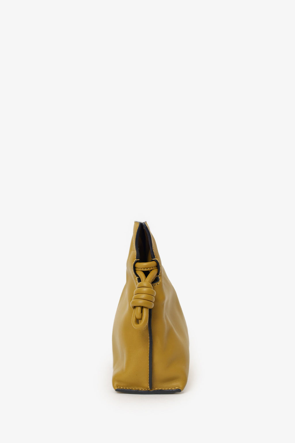 Loewe Mustard Yellow Leather Flamenco Mini Leather Crossbody Bag