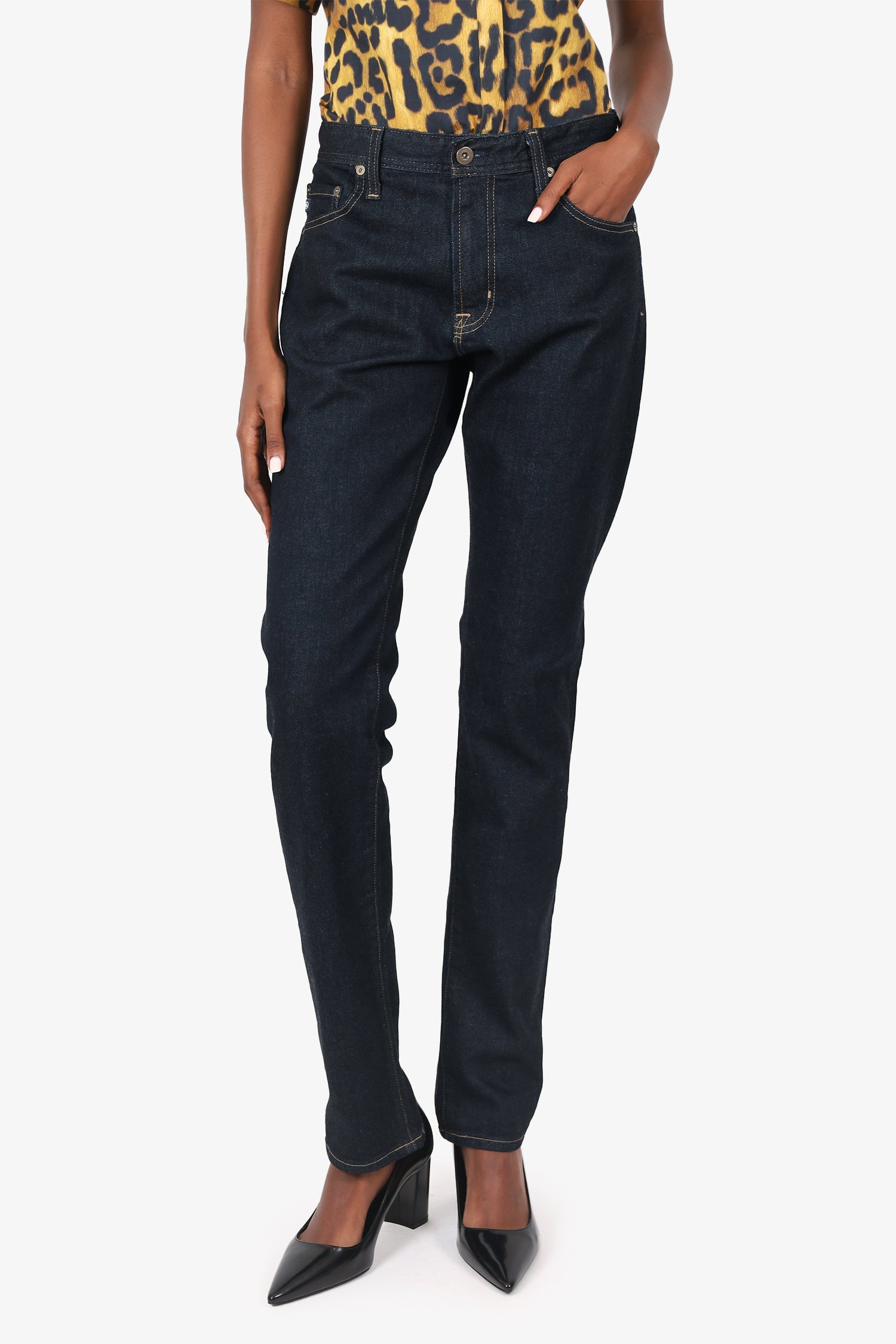 AG Dark Blue Denim 'Tellis Modern Slim' Jeans Size 31