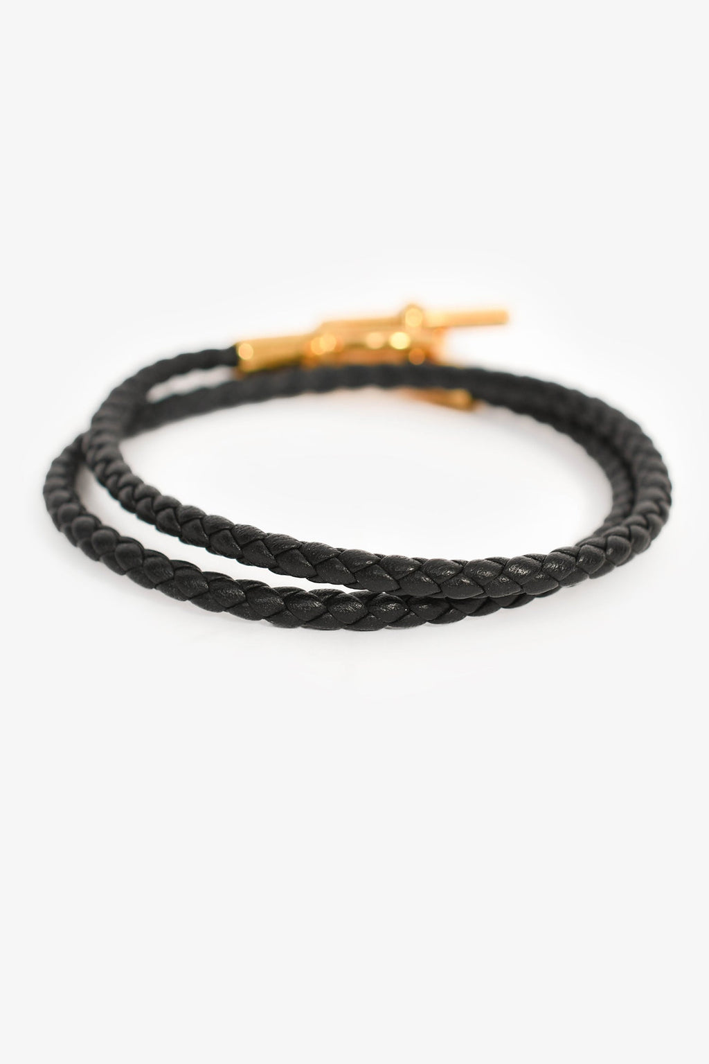 Hermès Black 'Glénan Double Tour' Bracelet