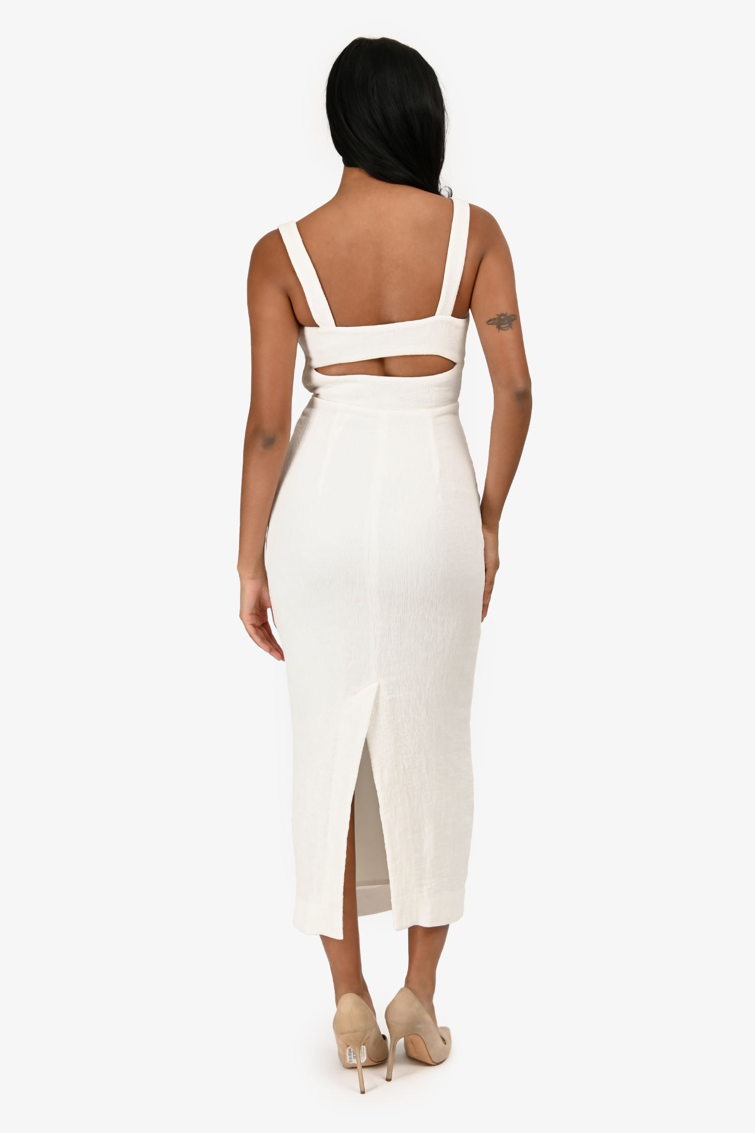 Shona Joy White Cutout Maxi Dress Size 2