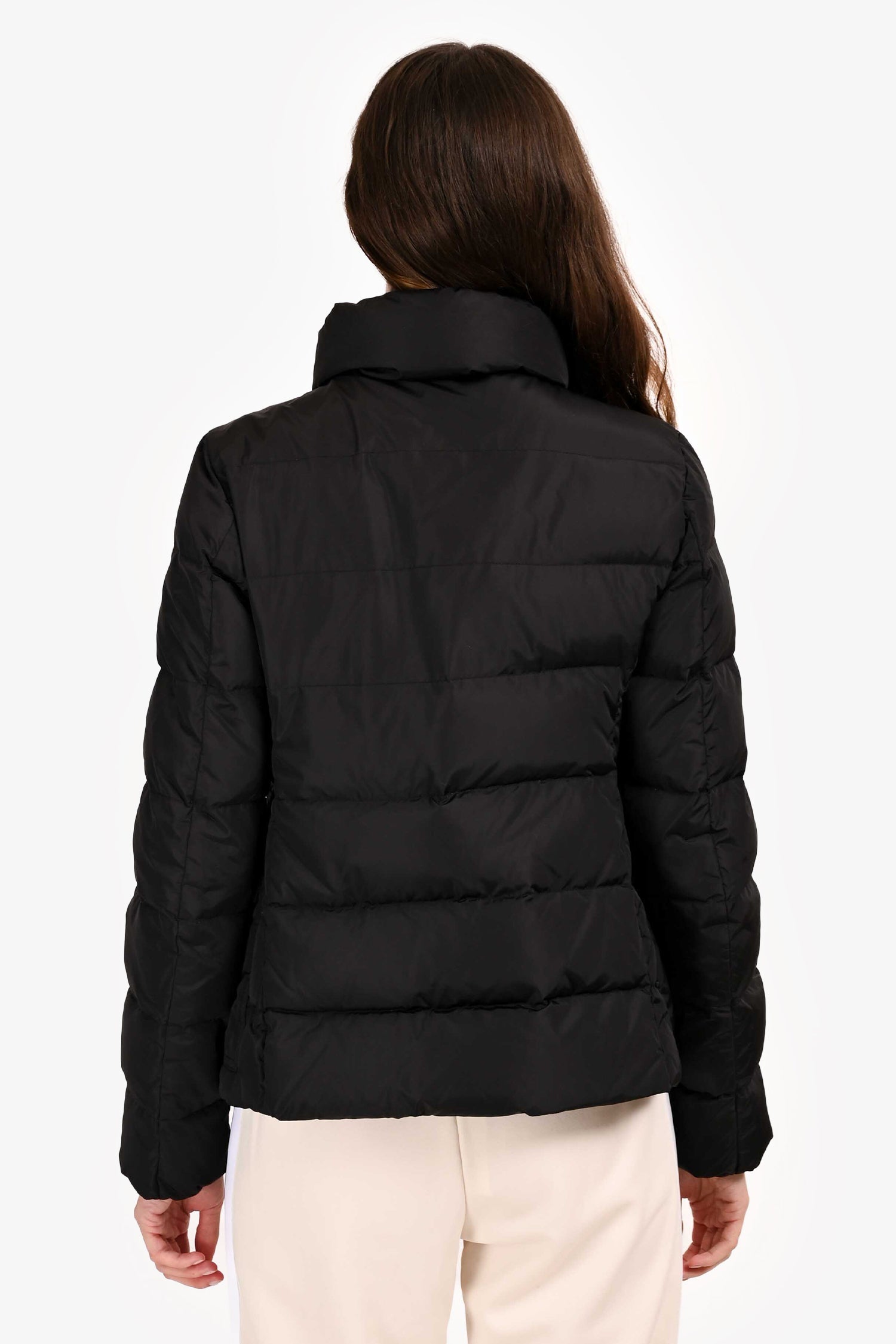 Moncler Black Daim Giubbotto Double Breasted Down Jacket Size 1