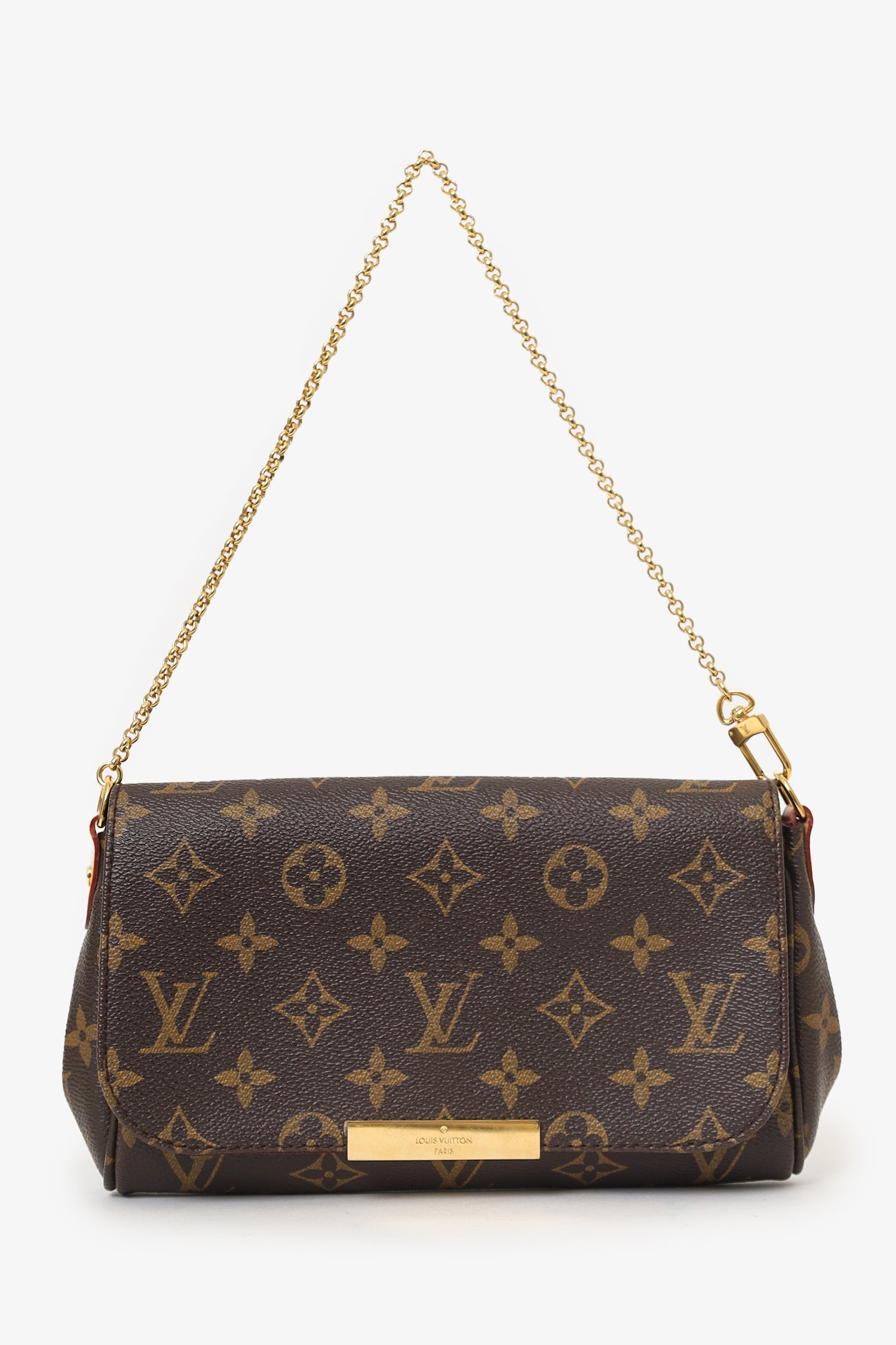 Louis Vuitton 2018 Monogram Favourite Pochette on Chain with Strap