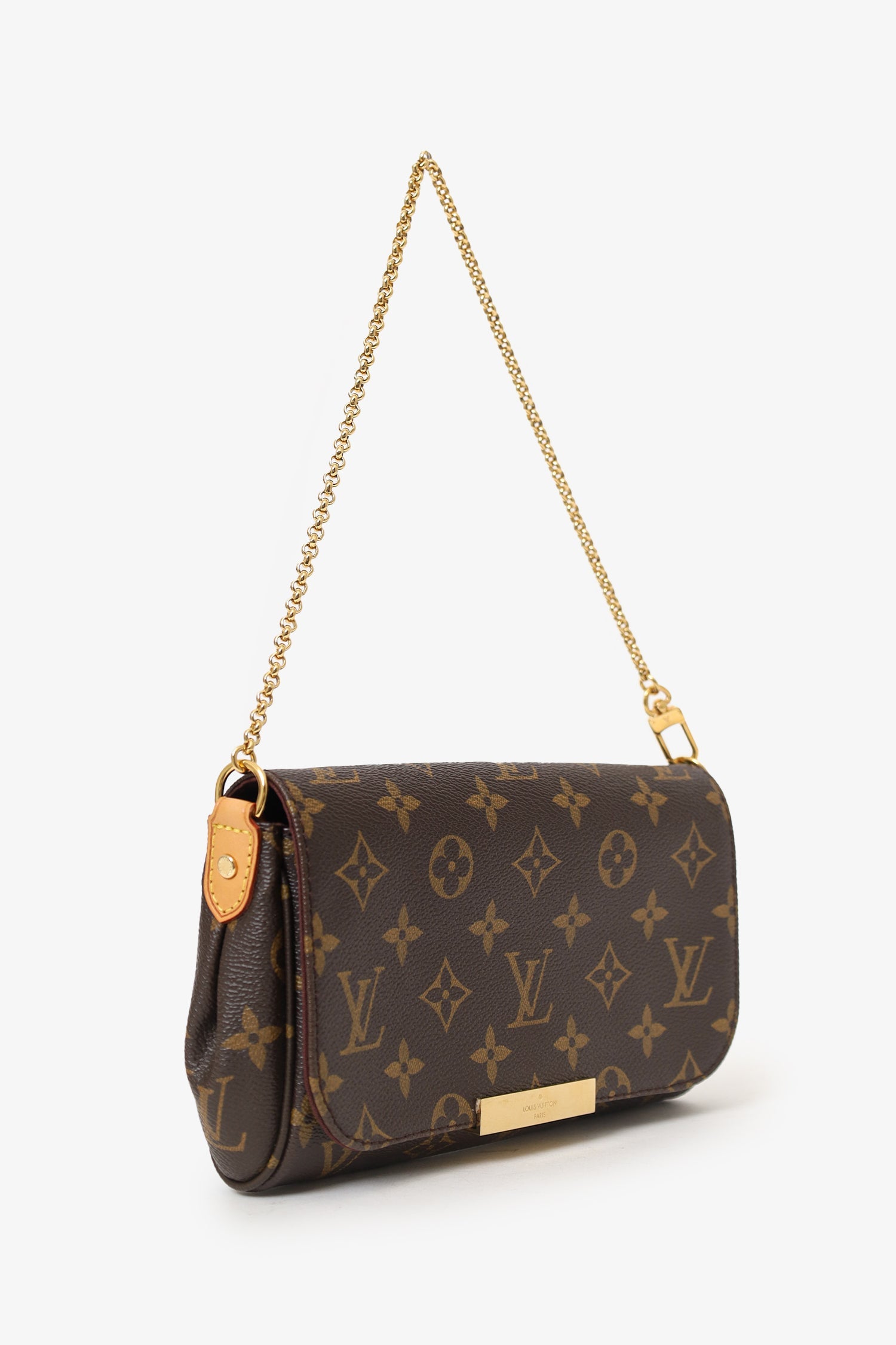 Louis Vuitton 2018 Monogram Favourite Pochette on Chain with Strap
