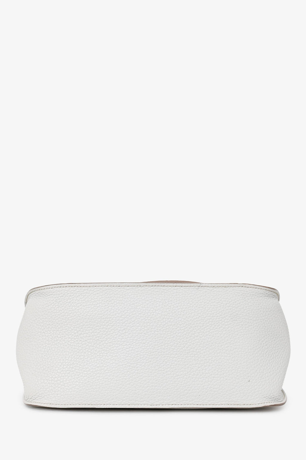Hermès Light Grey Clemence Leather Jypsiere 28