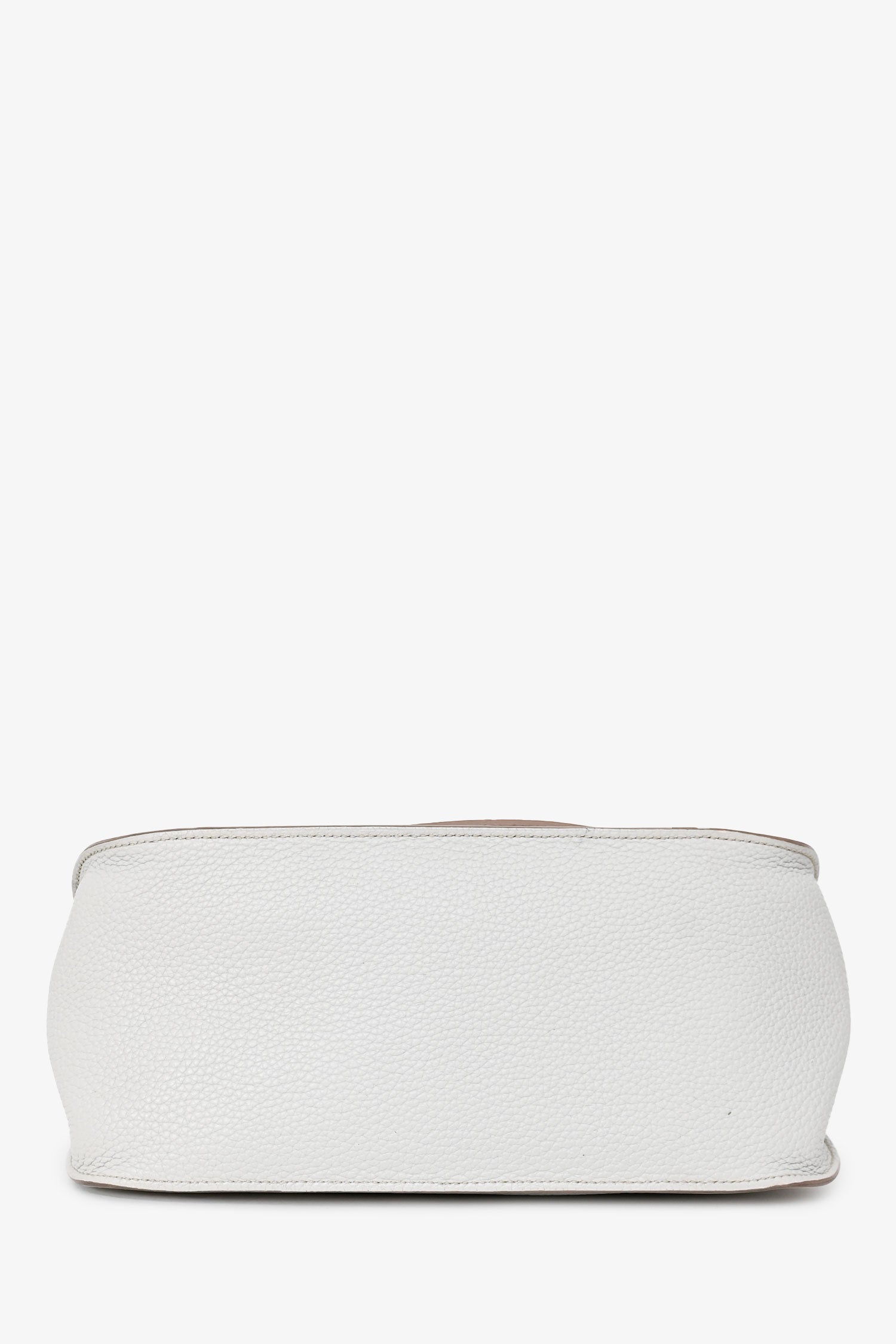Hermès Light Grey Clemence Leather Jypsiere 28