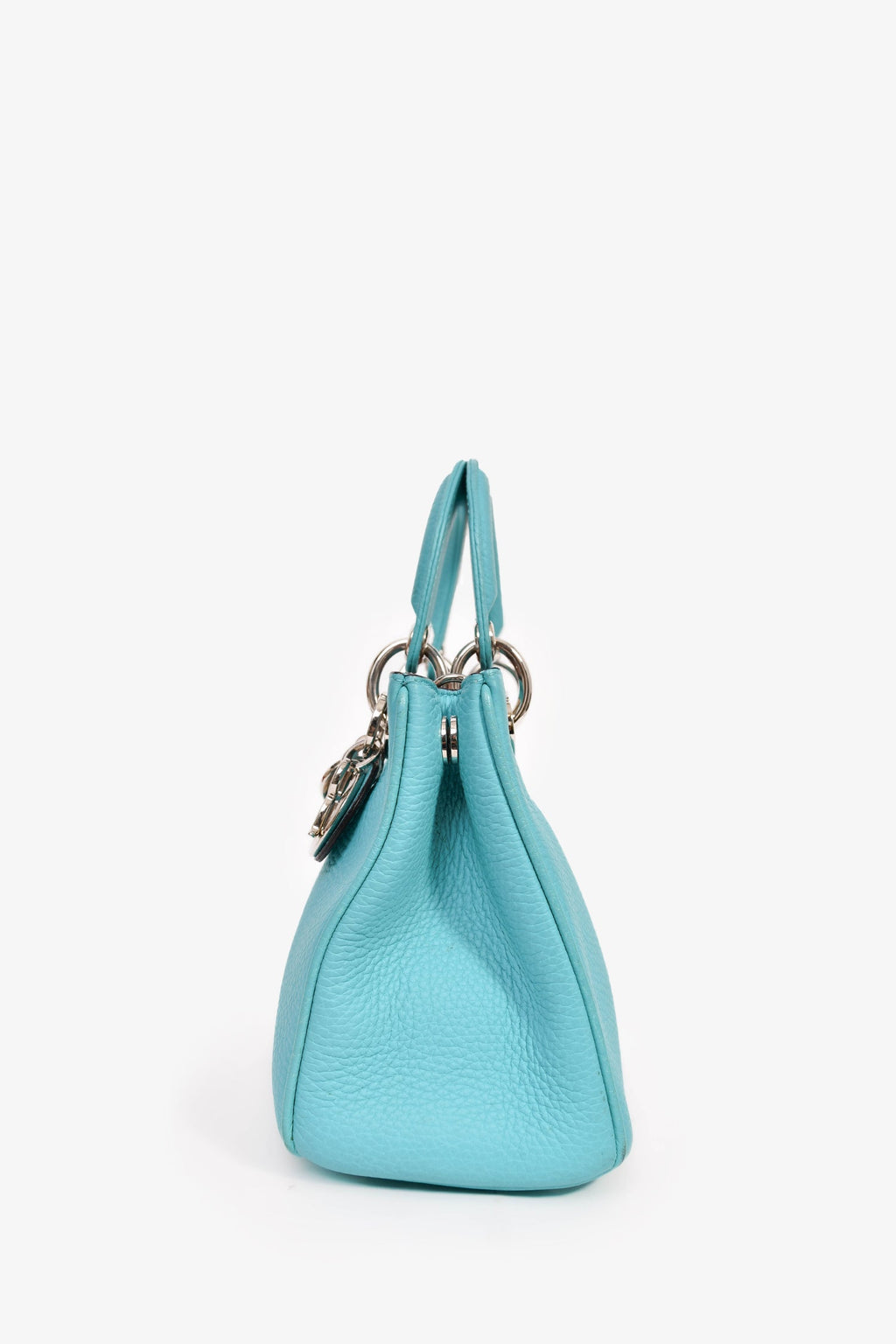 Christian Dior 2014 Teal Green Leather Diorissimo Top Handle with Strap
