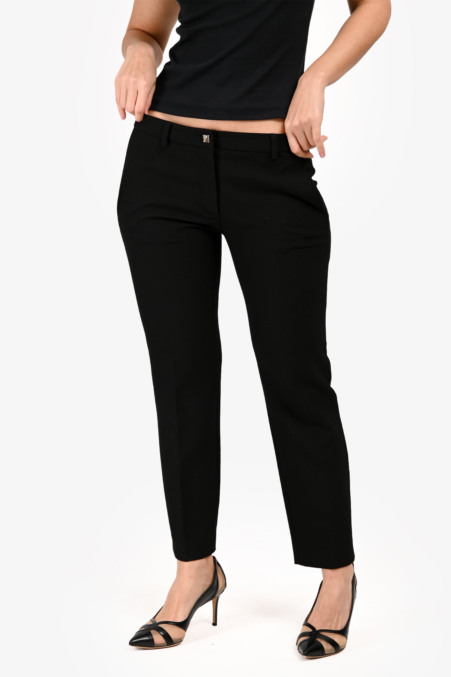 Versace Collection Black Pants Size 42