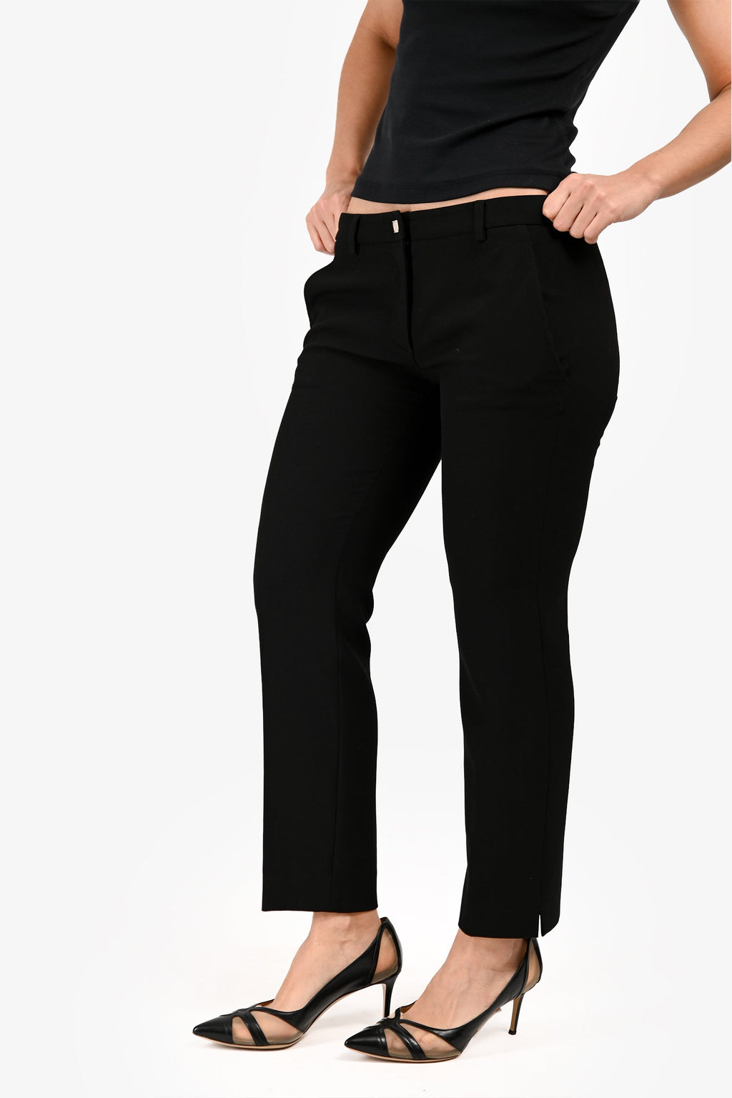 Versace Collection Black Pants Size 42