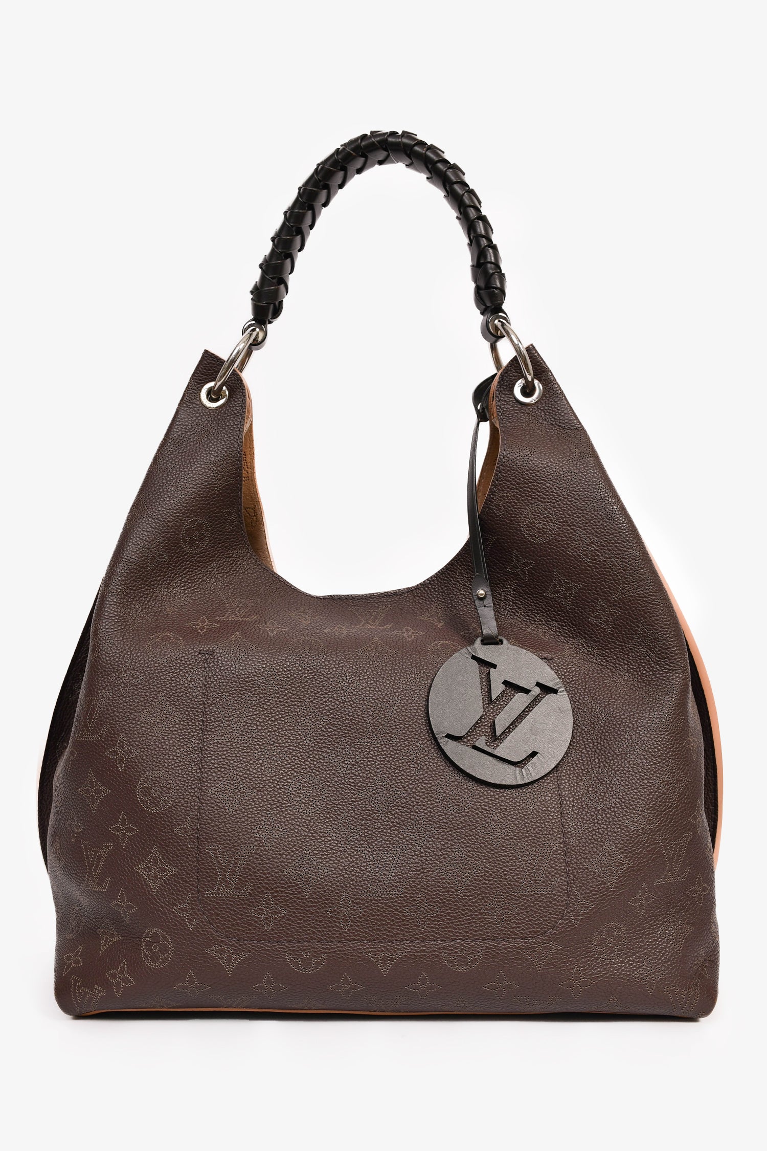 Louis Vuitton Brown Mahina Hobo Shoulder Bag