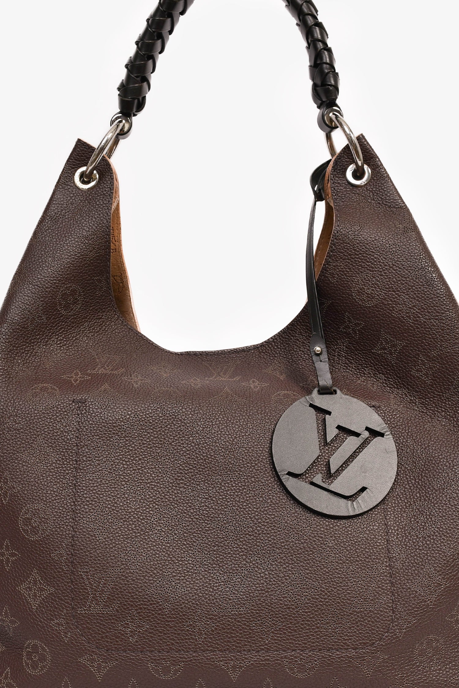 Louis Vuitton Brown Mahina Hobo Shoulder Bag