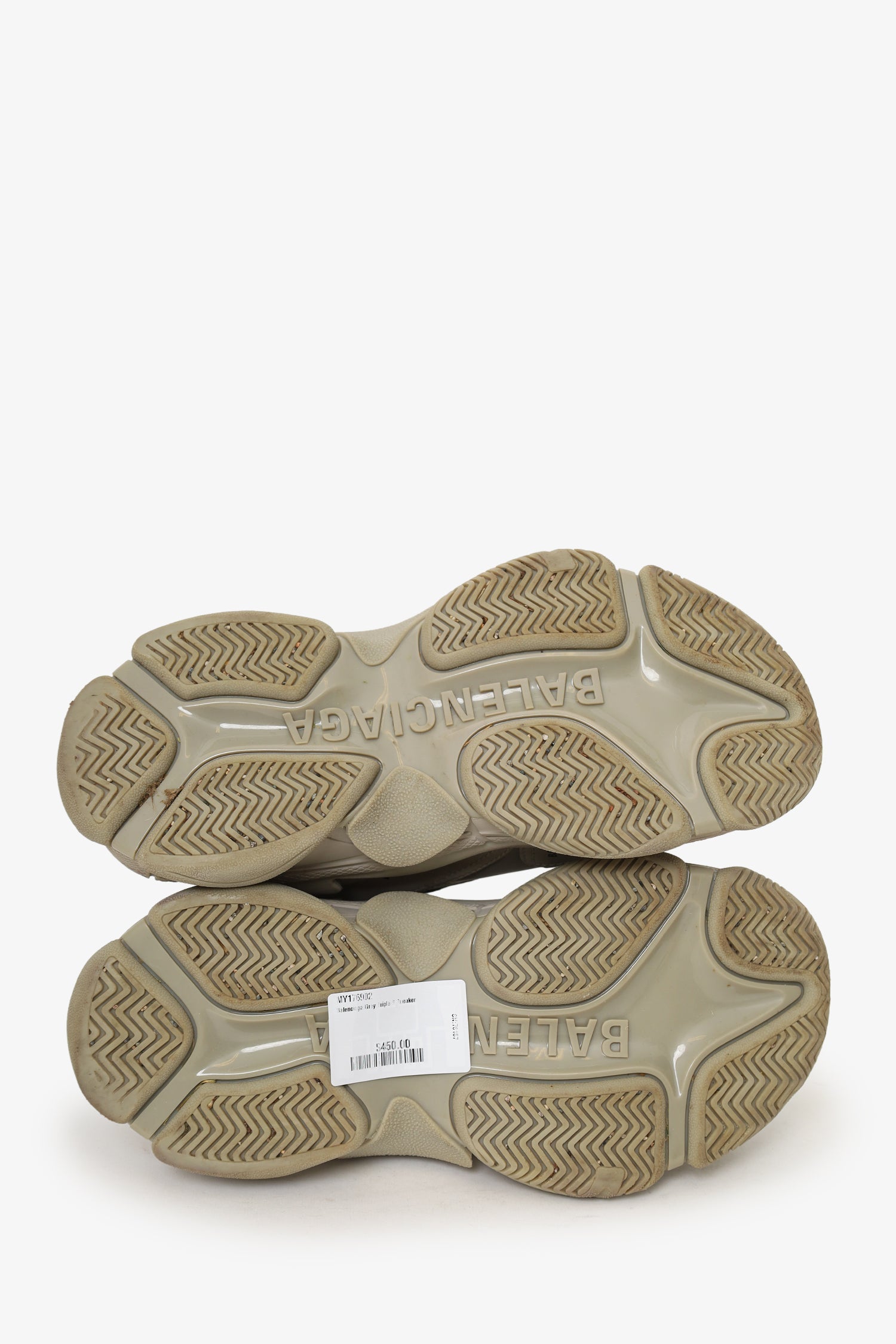 Balenciaga Grey Triple S Sneaker Size 6