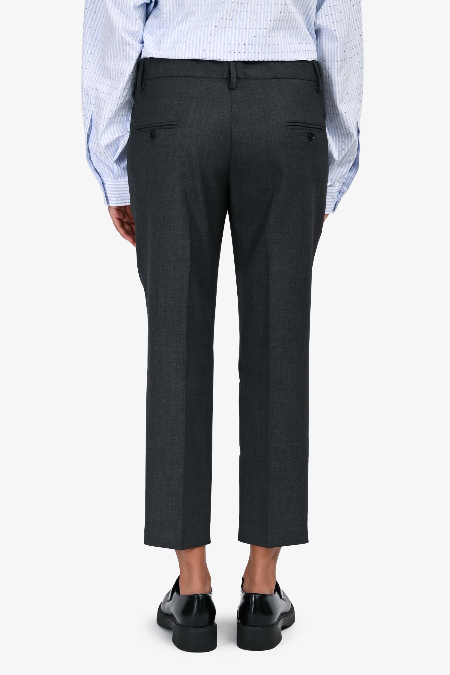 Isabel Marant Etoile Grey Crop Dress Pants Size 38
