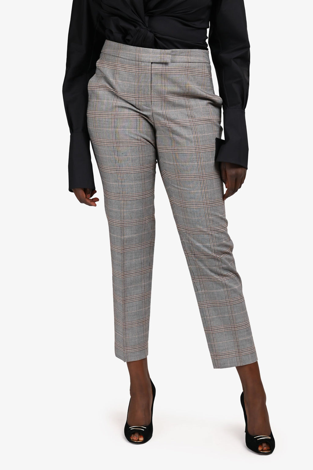 Judith & Charles Black/Grey Tweed Pants Size 10