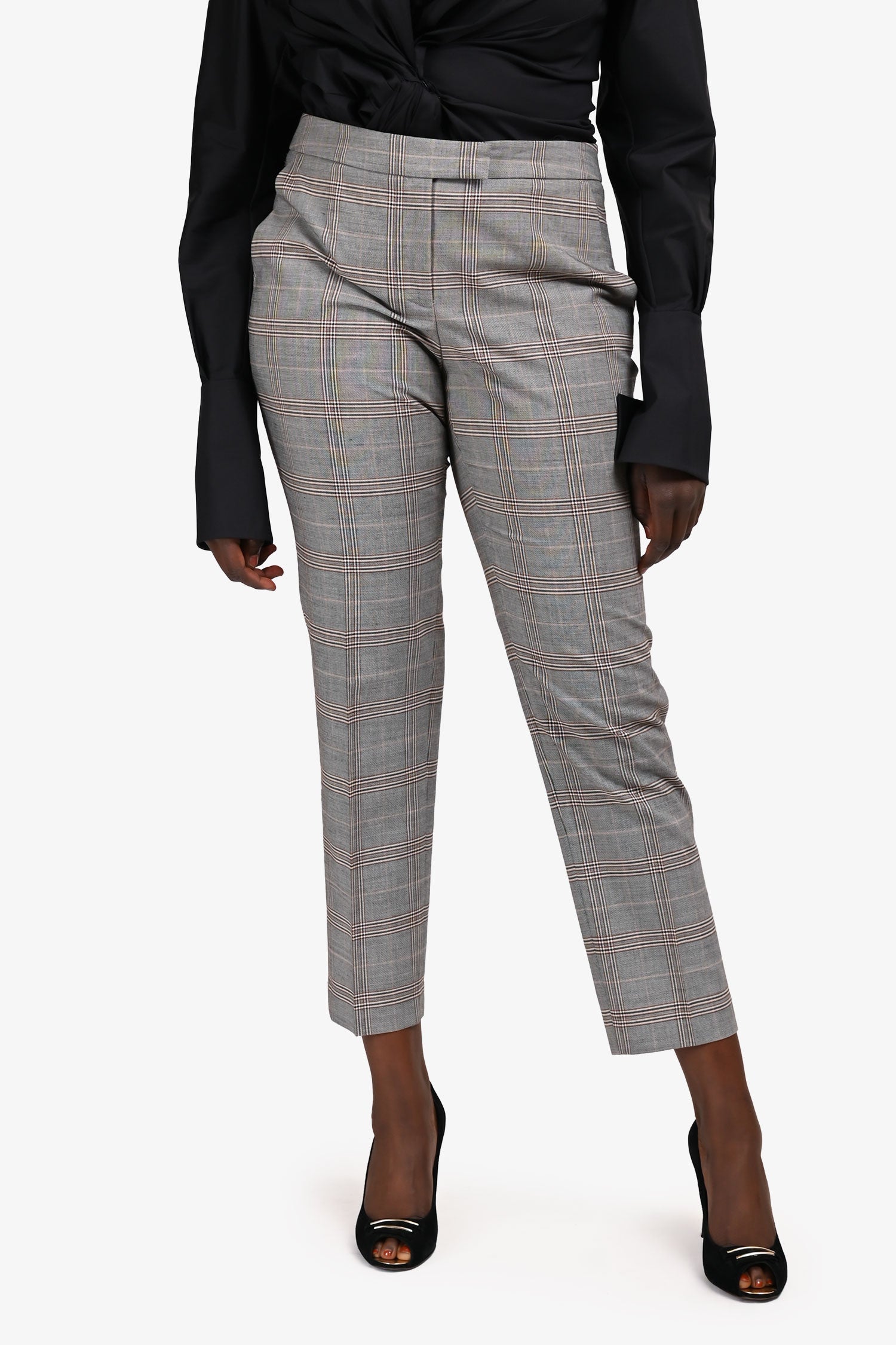 Judith & Charles Black/Grey Tweed Pants Size 10