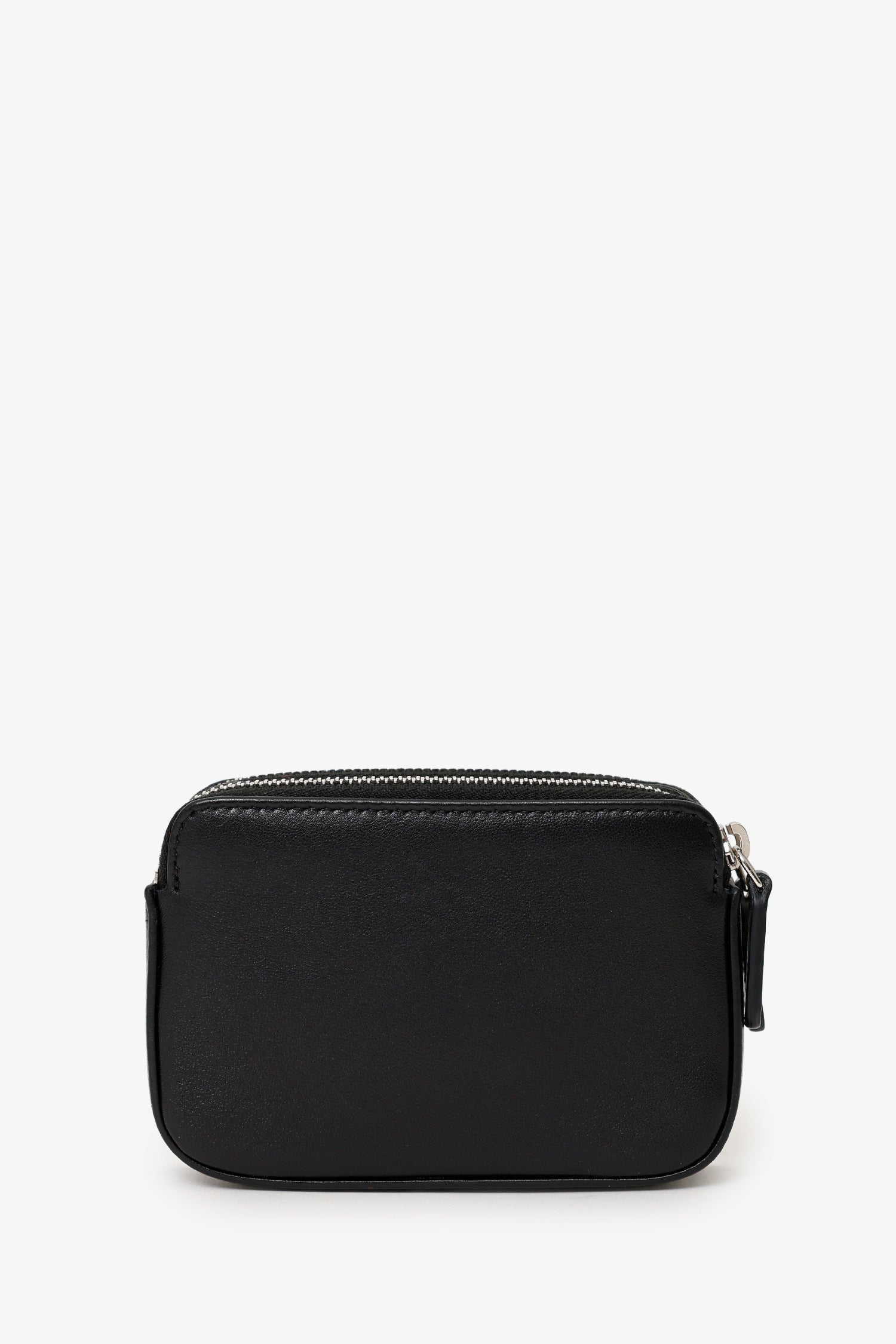 Pre-Loved Chanel™ Black Sequin Double Zip Clutch