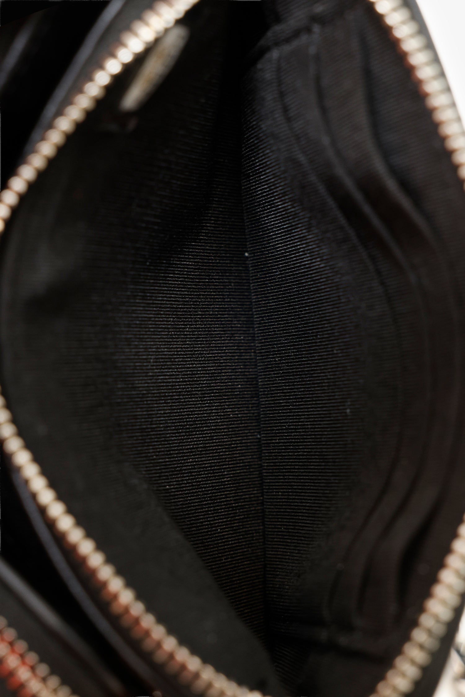 Pre-Loved Chanel™ Black Sequin Double Zip Clutch
