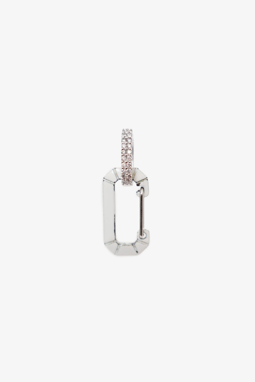 Eéra White 18kt White Gold/Diamond Single Earring
