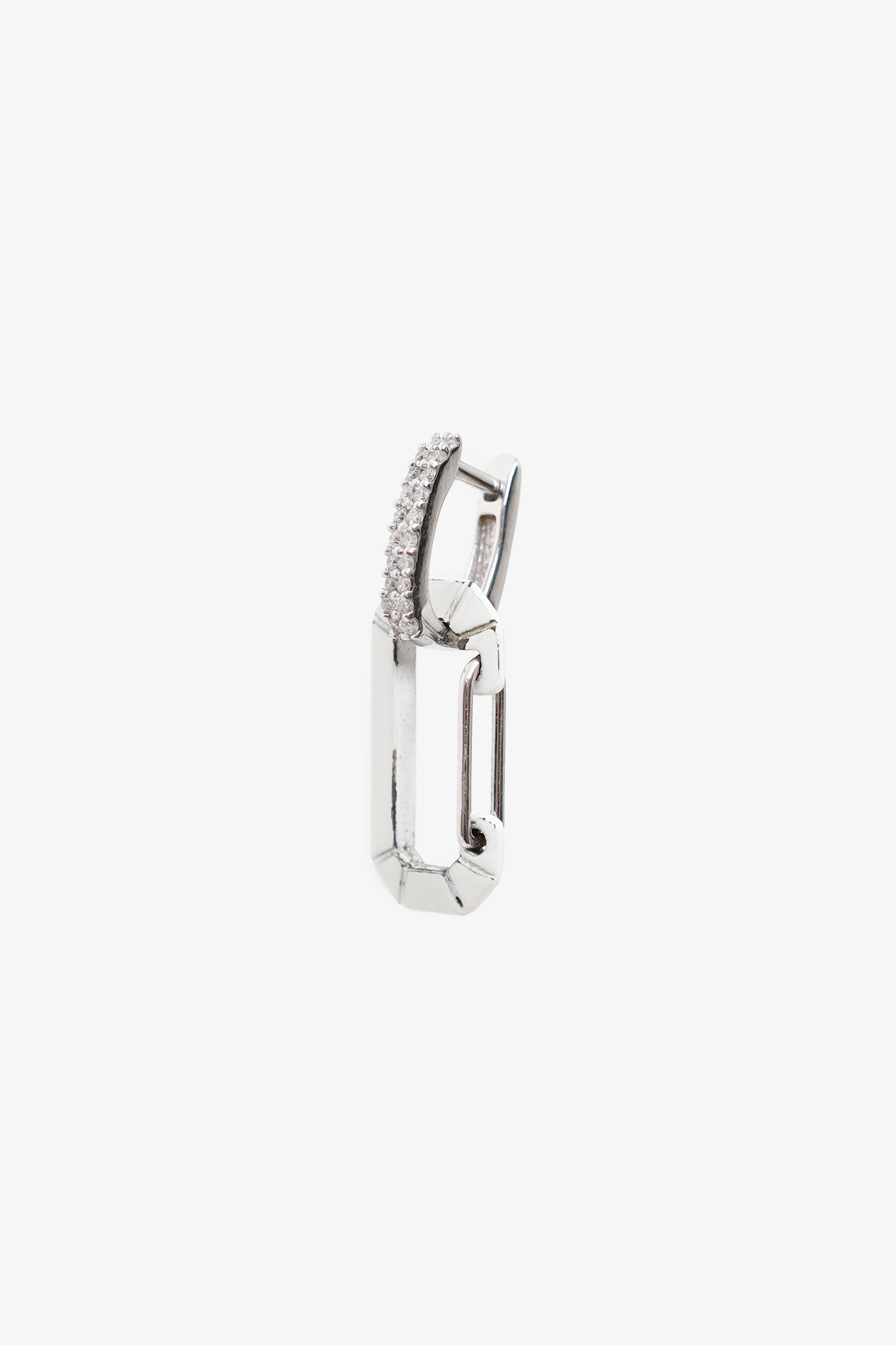 Eéra White 18kt White Gold/Diamond Single Earring