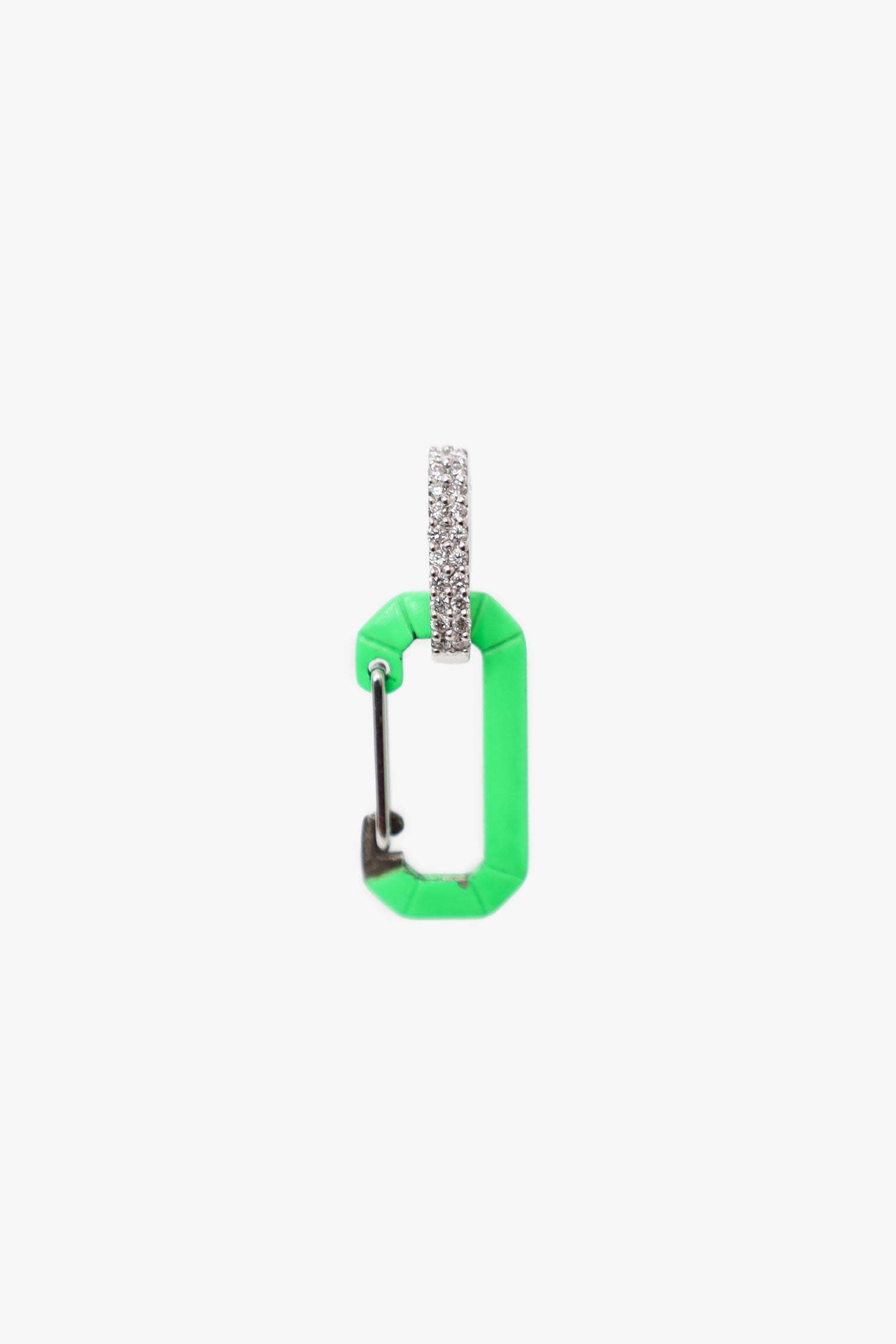 Eéra Green 18kt White Gold/Diamond Single Earring