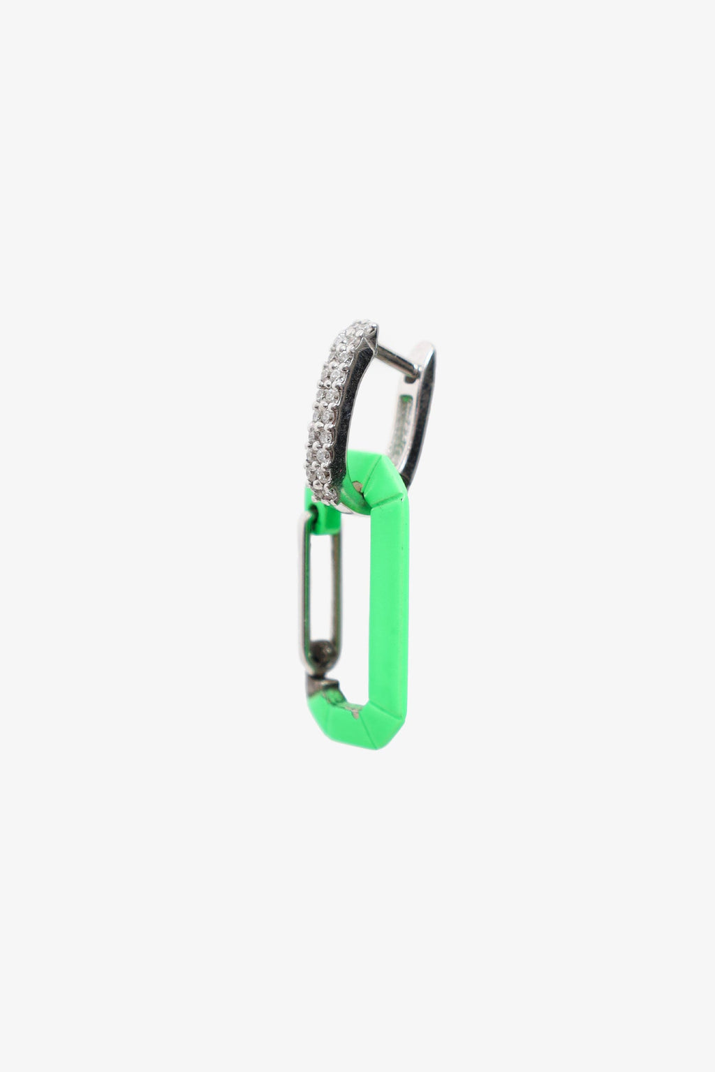 Eéra Green 18kt White Gold/Diamond Single Earring
