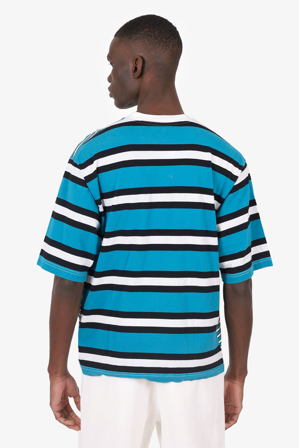 Marni Blue/White Stripped T-Shirt Size 48 Mens