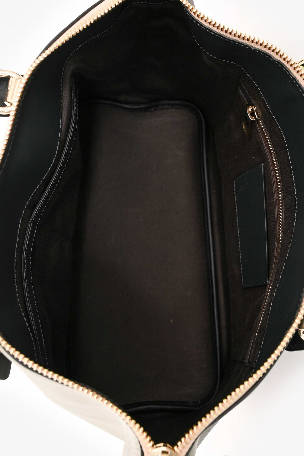 Chloe 2014 Black/Light Grey Leather Baylee Tote with Strap
